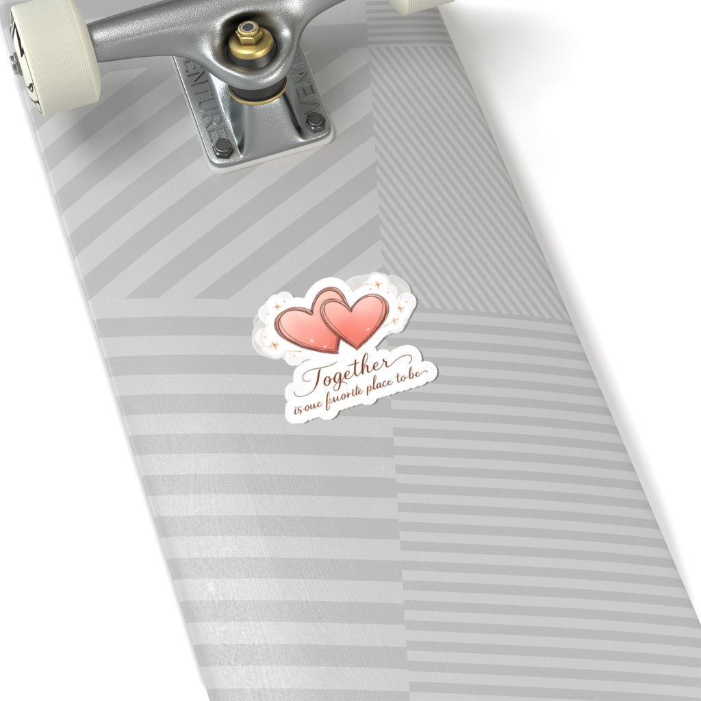 Together heart design Stickers | date night at home, cozy couple