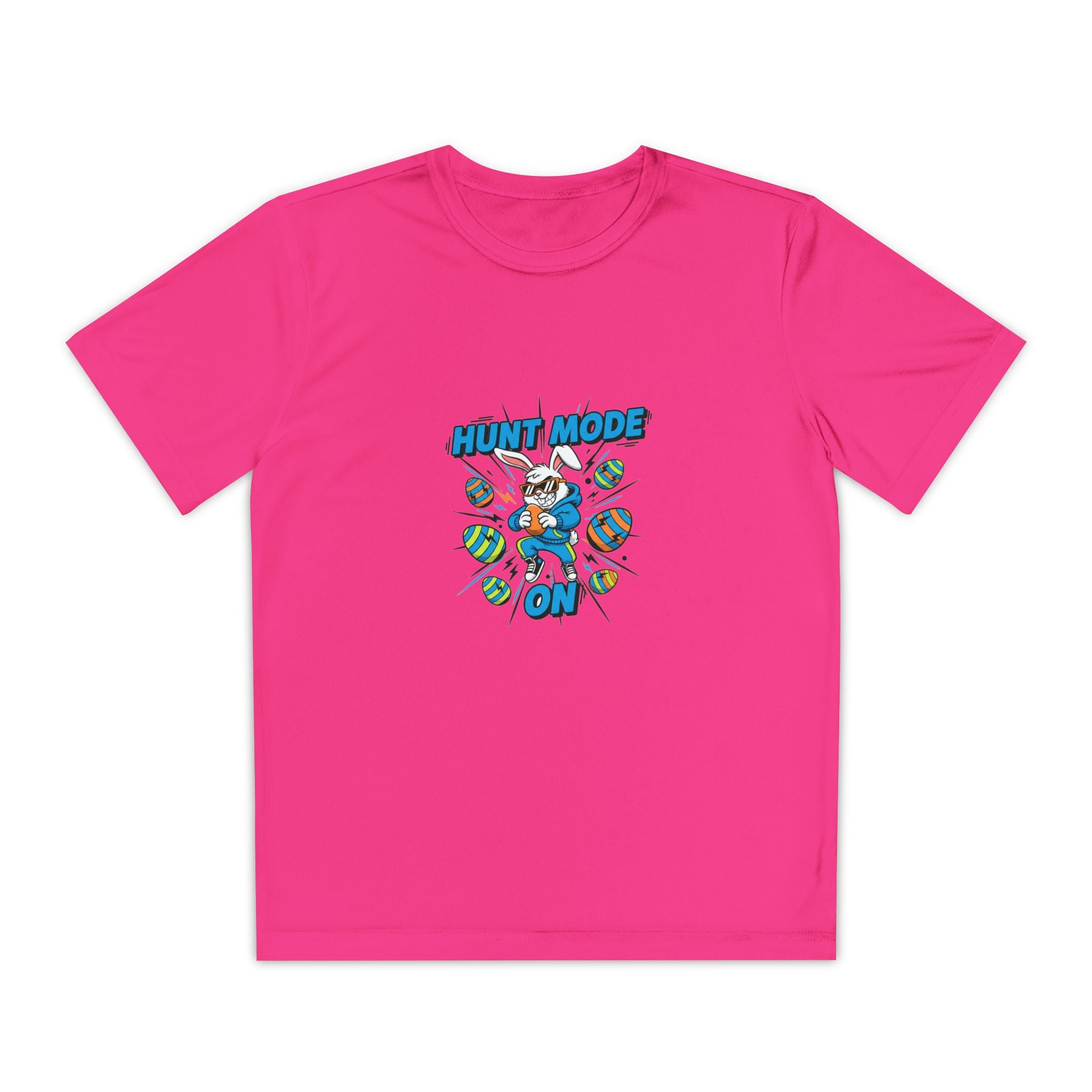 Hunt Mode On Youth T-Shirt | Hunting Mascot Tee
