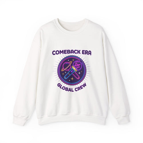 Comeback Era Global Crewneck | K-pop comeback, fan chant, purple era