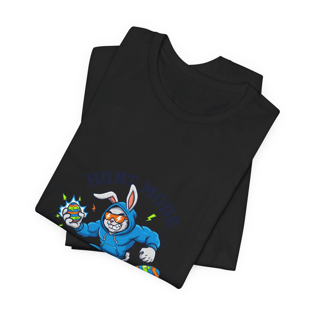 Hunt Mode On Easter Graphic Tee | boys Easter shirt, egg hunter, dinosaur egg