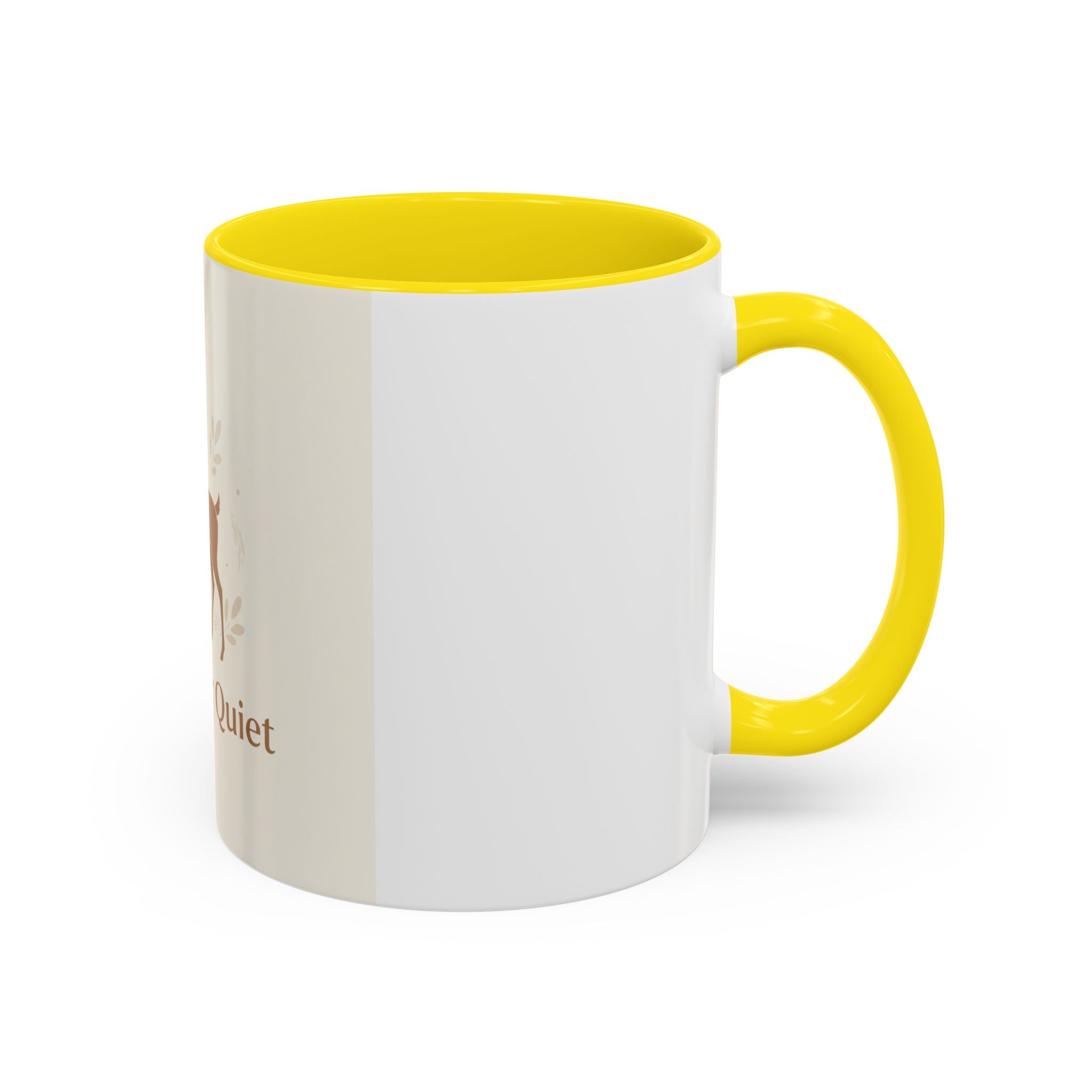 Find Your Quiet Deer Coffee Mug — Rustic Motivational Accent Mug