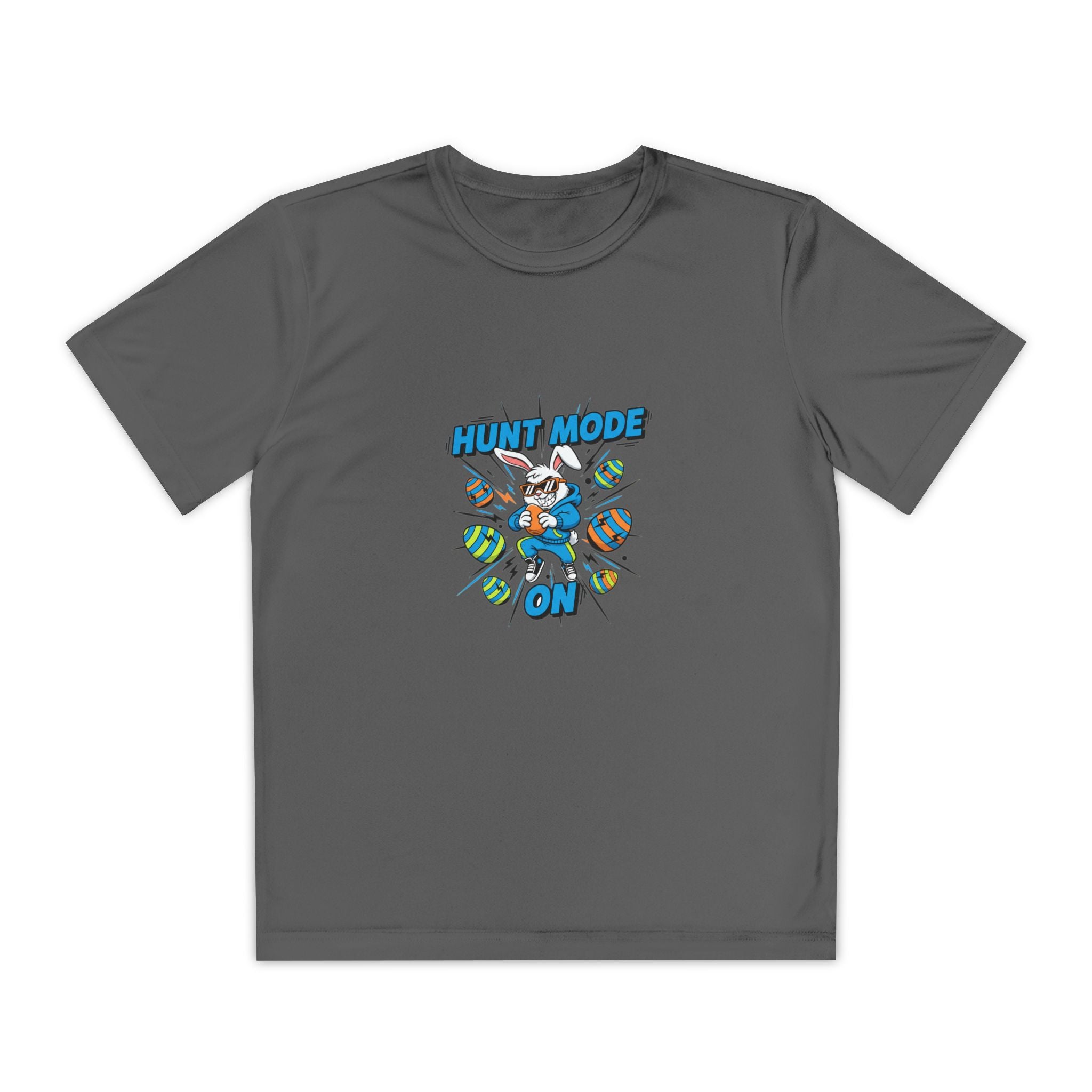 Hunt Mode On Youth T-Shirt | Hunting Mascot Tee