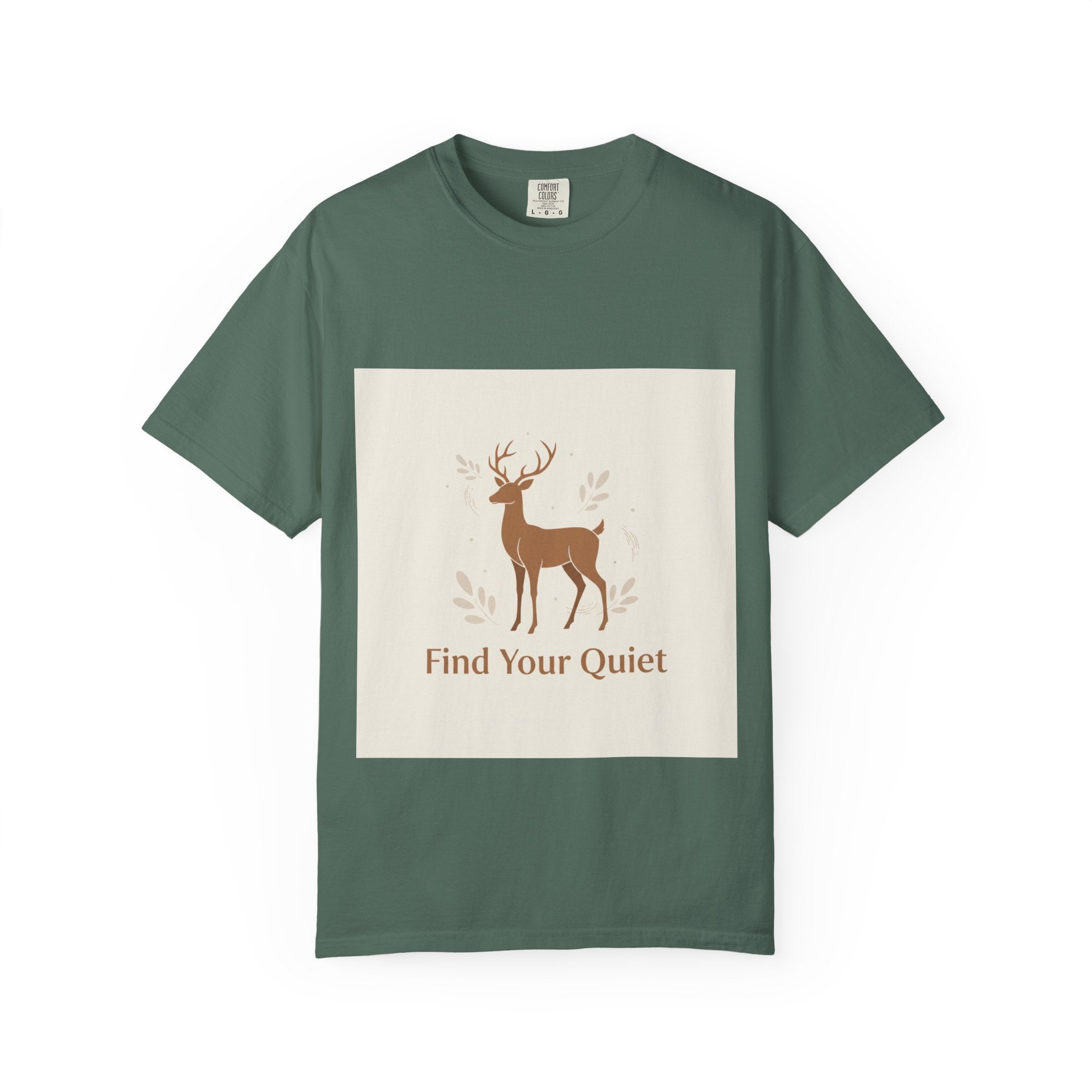 T-shirt with a deer - Find Your Quiet