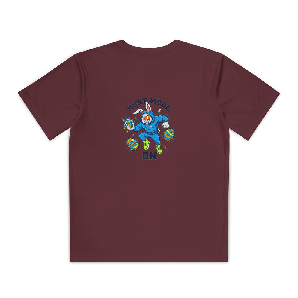 Hunt Mode On Youth T-Shirt | Hunting Mascot Tee