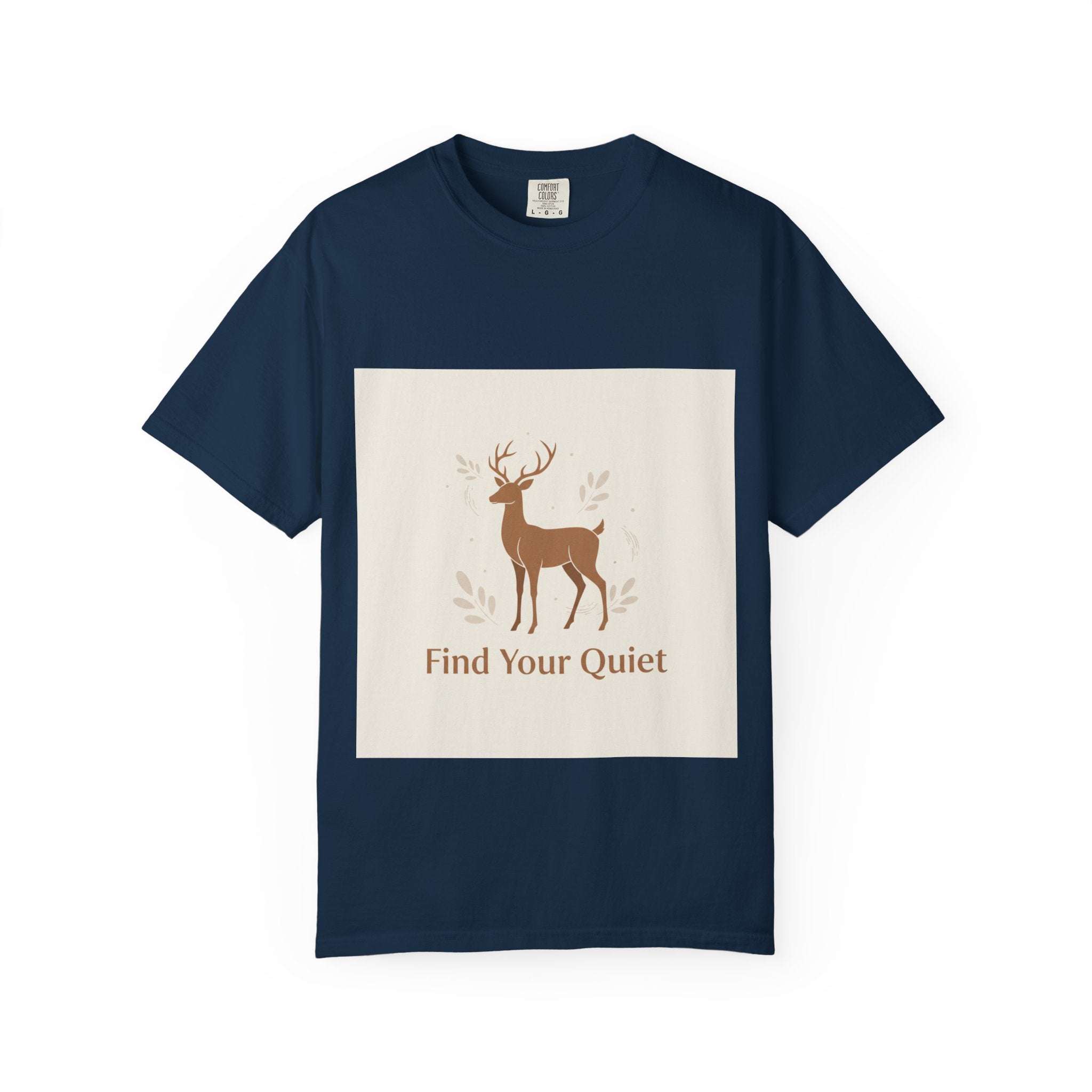 T-shirt with a deer - Find Your Quiet