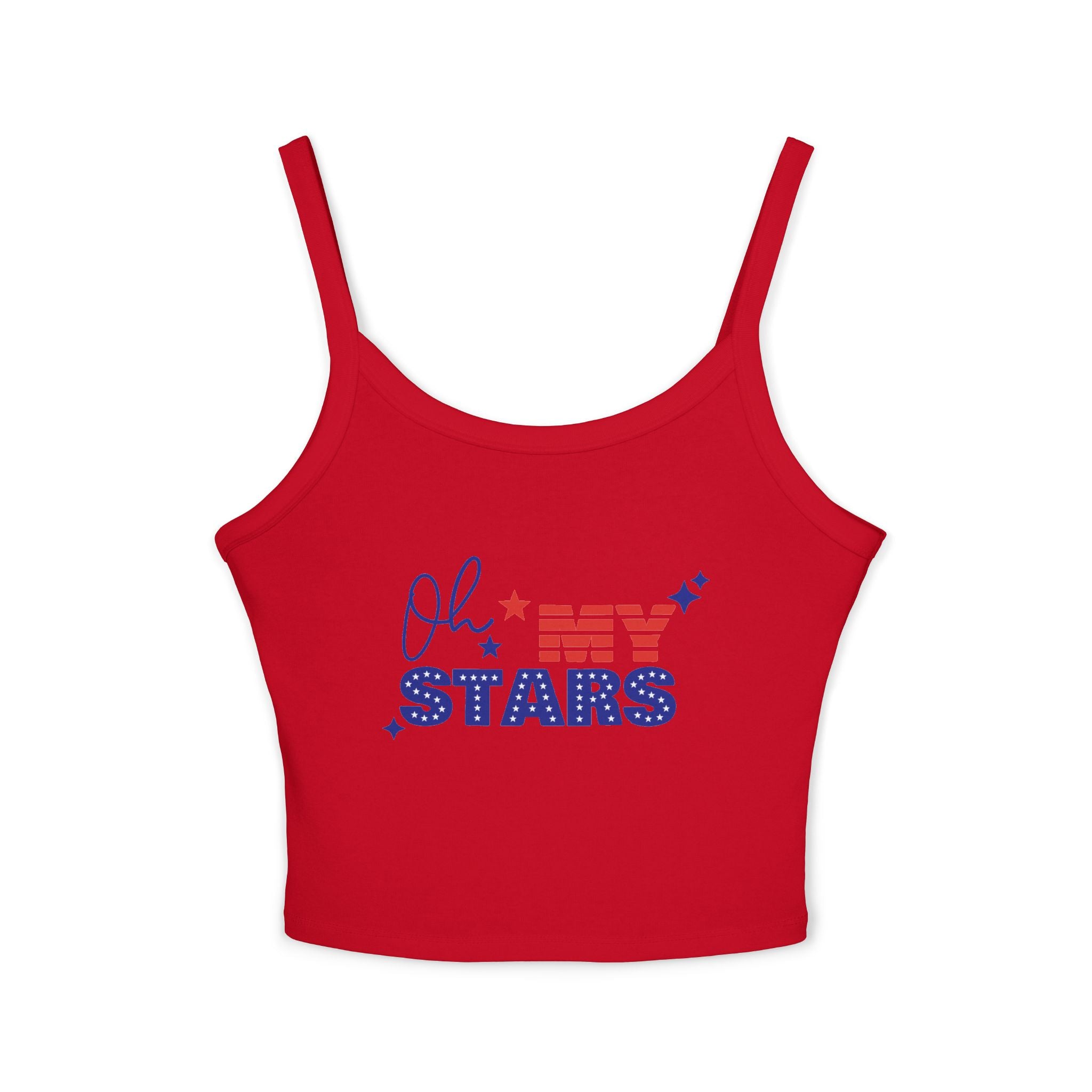 Oh My Stars tank top | Patriotic USA flag lettering, Fourth of July
