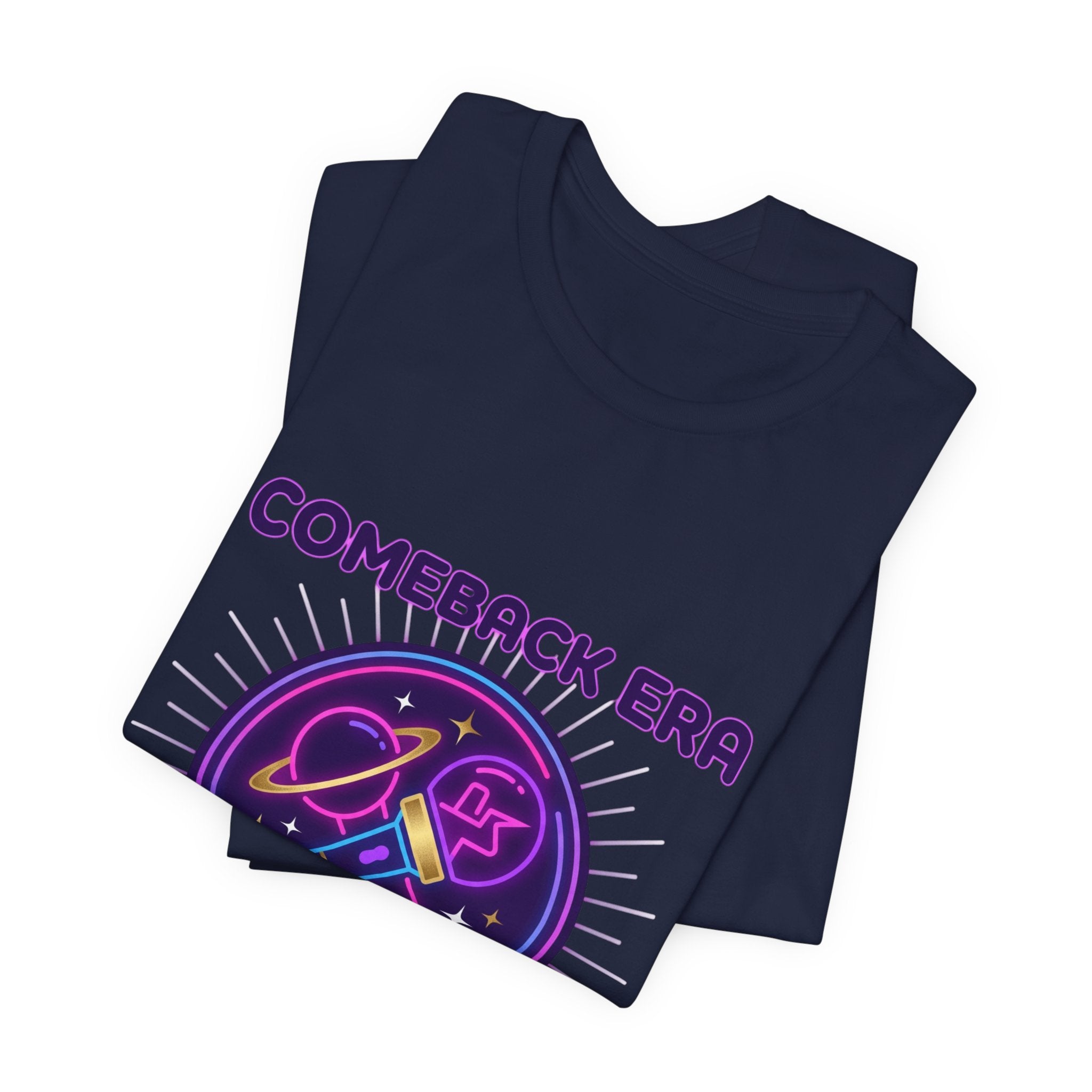Comeback Era Lightstick Tee | K-pop Stan, Purple Era Fan Chant Shirt
