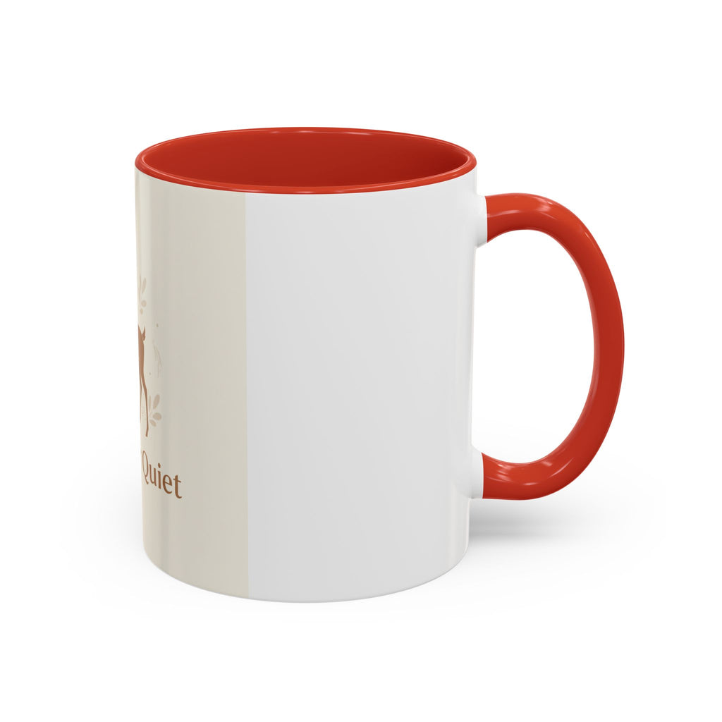 Find Your Quiet Deer Coffee Mug — Rustic Motivational Accent Mug