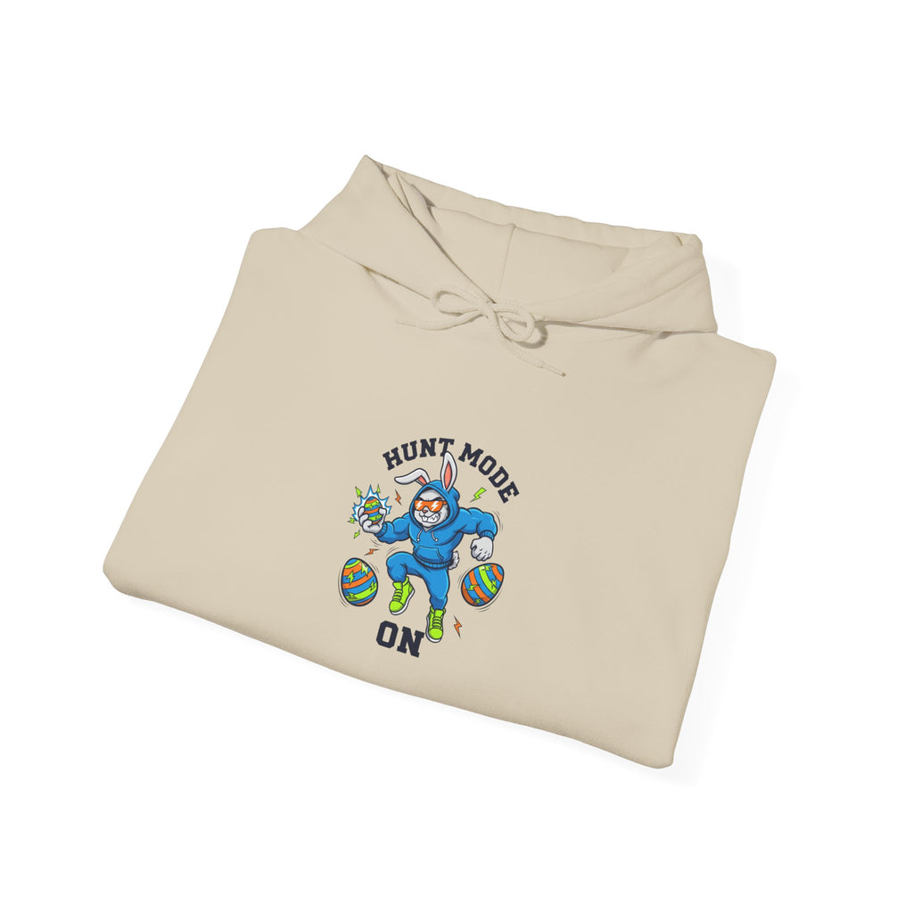 Hunt Mode On Hoodie | boys Easter sweatshirt, egg hunter, dinosaur egg camo