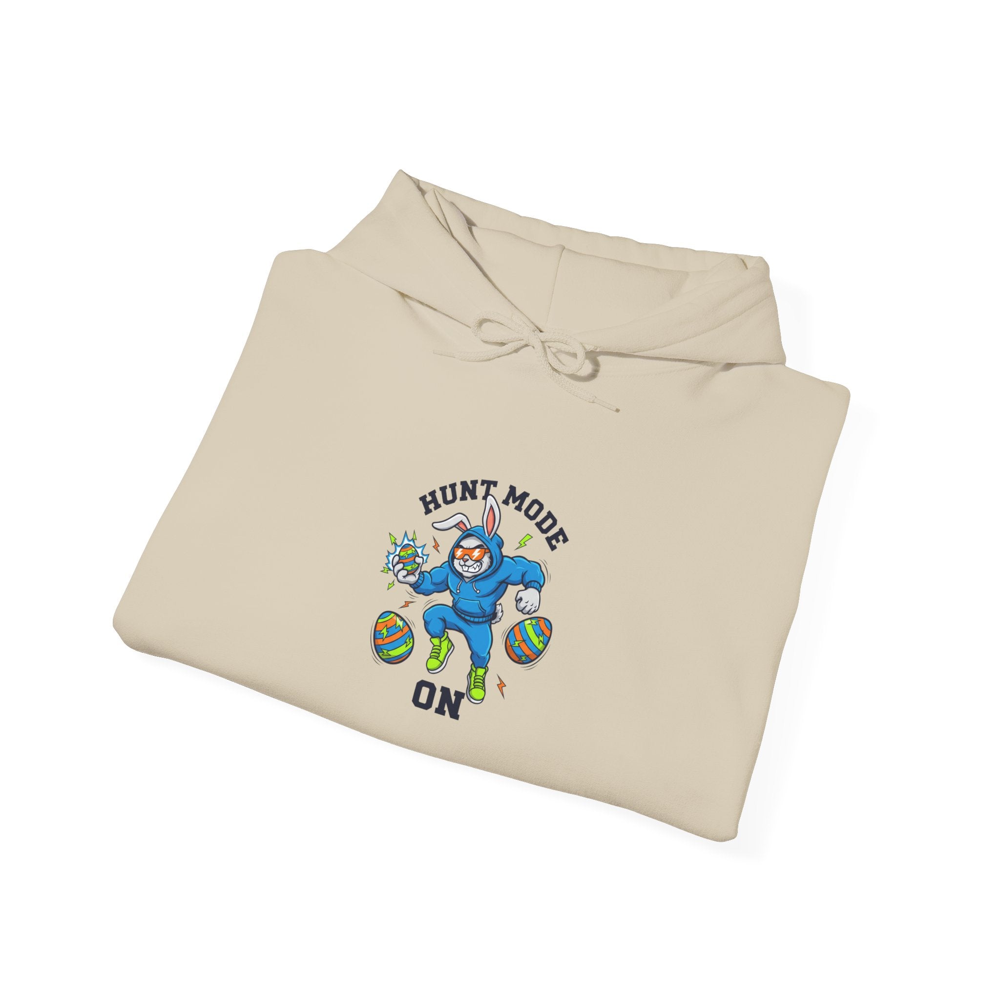 Hunt Mode On Hoodie | boys Easter sweatshirt, egg hunter, dinosaur egg camo