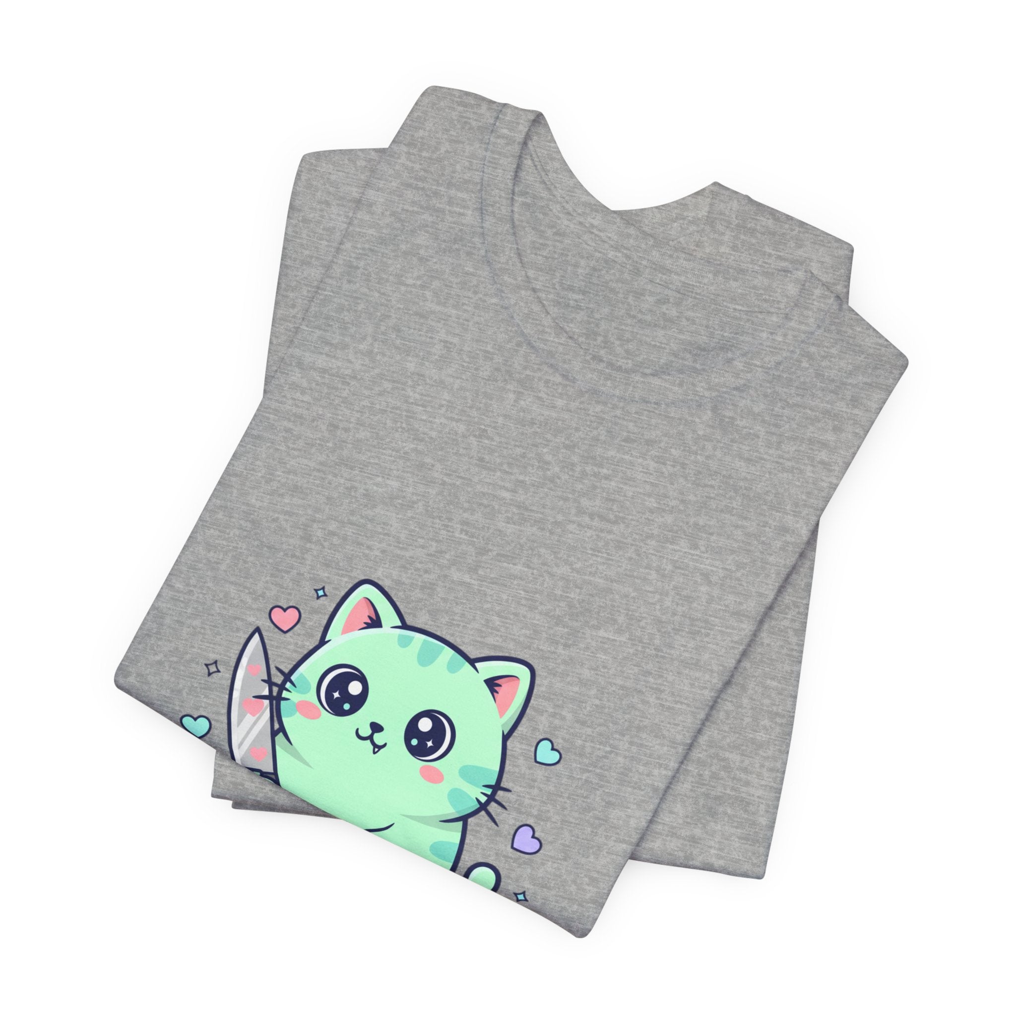 Respectfully No cat tee | Kawaii threat, pastel soft grunge