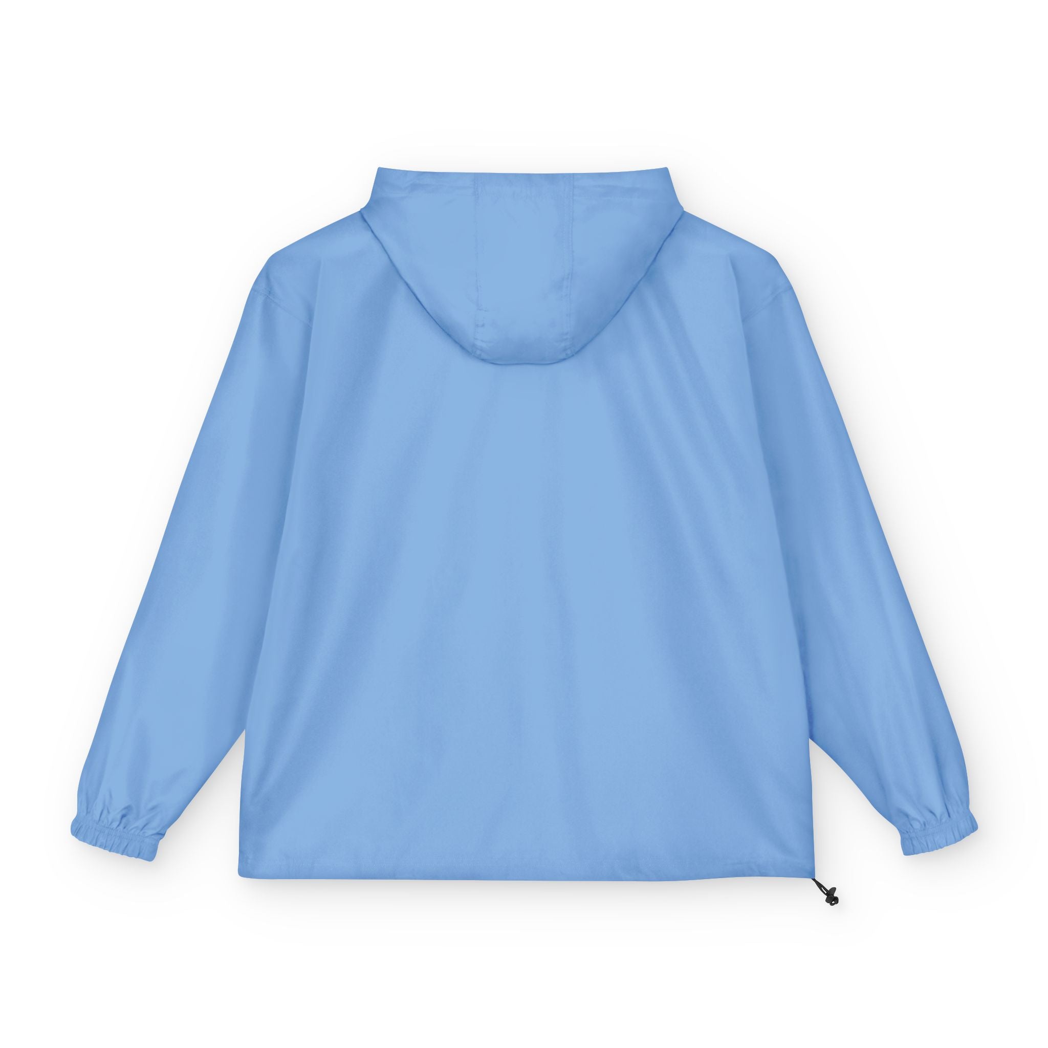 Minimal Logo Anorak Jacket | Black Packable Windbreaker