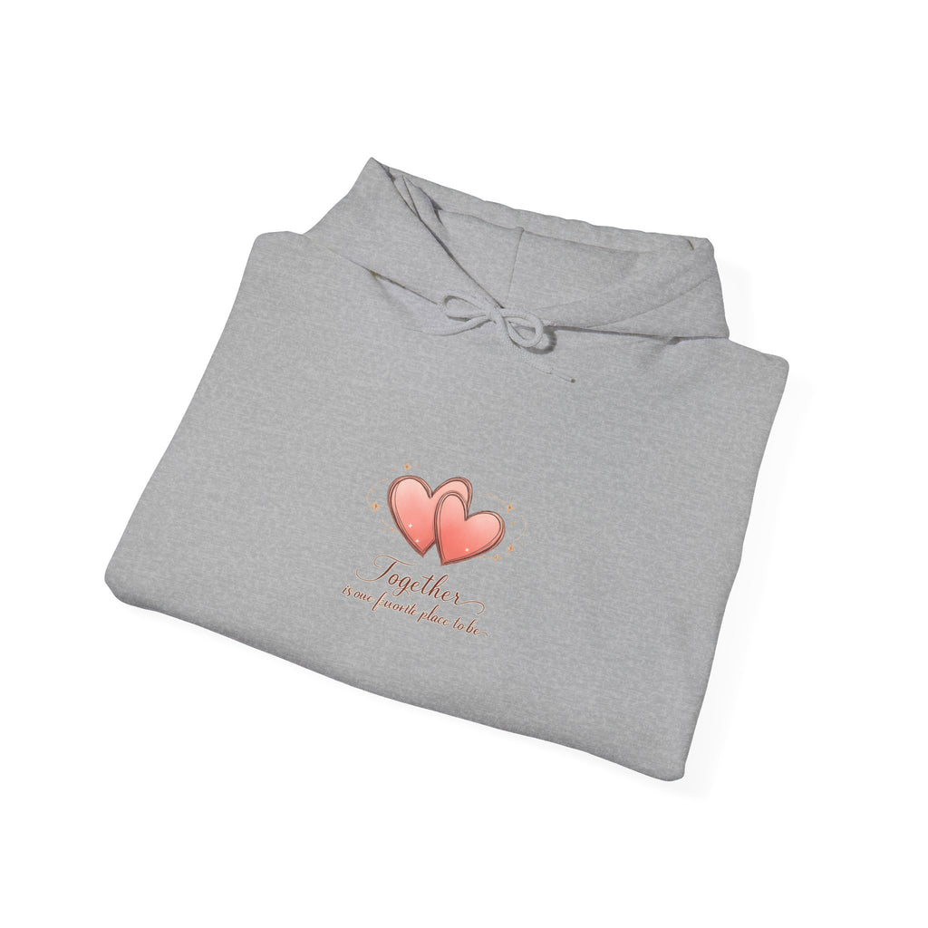 Together Time Heart Hoodie | date night at home, cozy couple