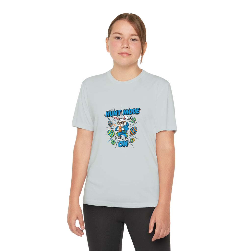 Hunt Mode On Youth T-Shirt | Hunting Mascot Tee