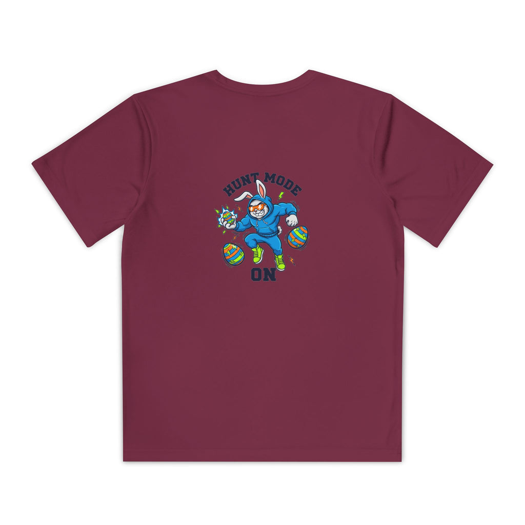 Hunt Mode On Youth T-Shirt | Hunting Mascot Tee