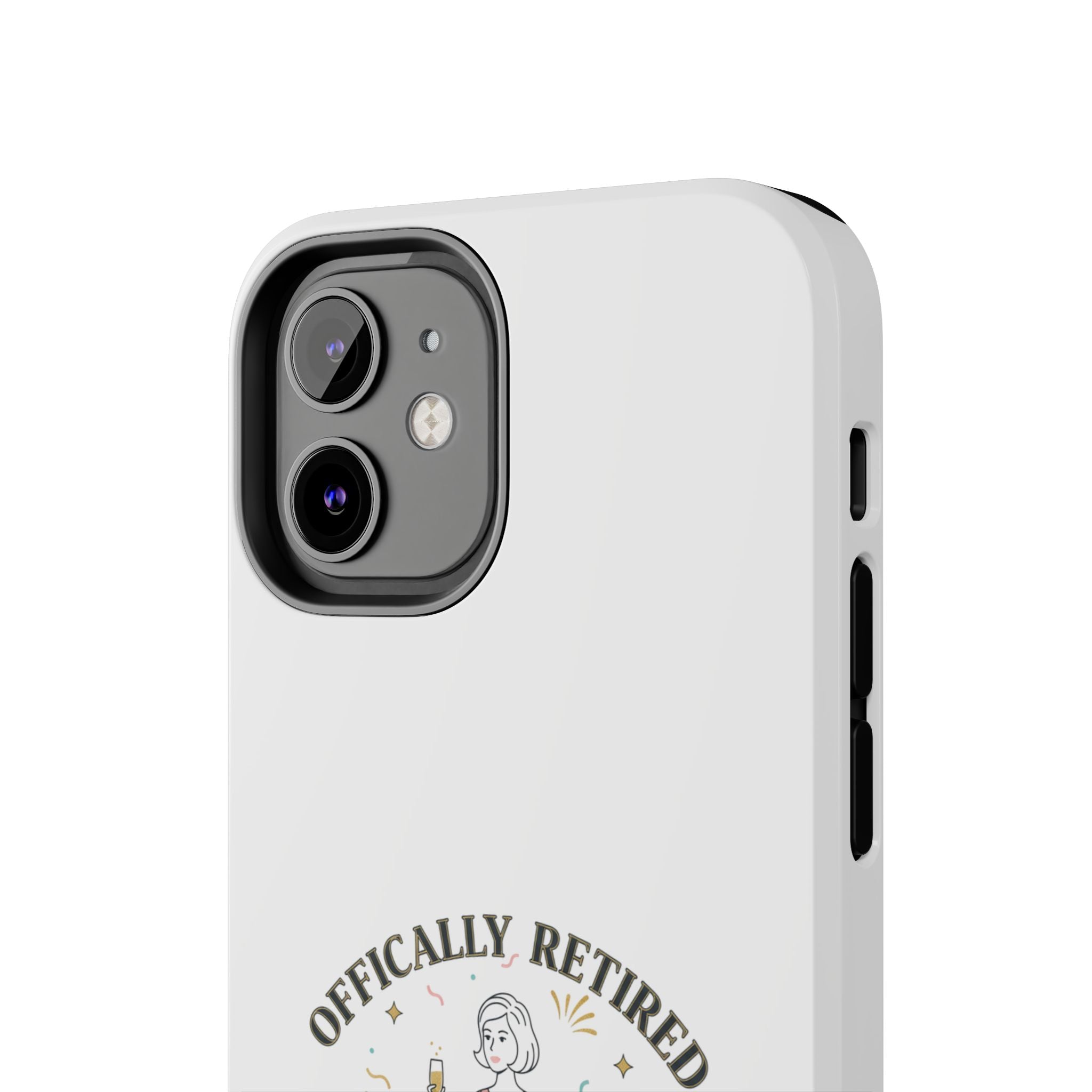 Officially Retired Still Fabulous Phone Case | Retirement, Retro Lady