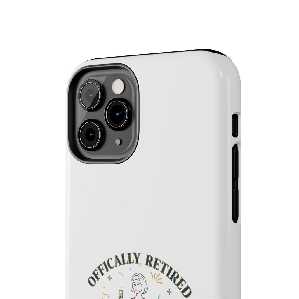 Officially Retired Still Fabulous Phone Case | Retirement, Retro Lady