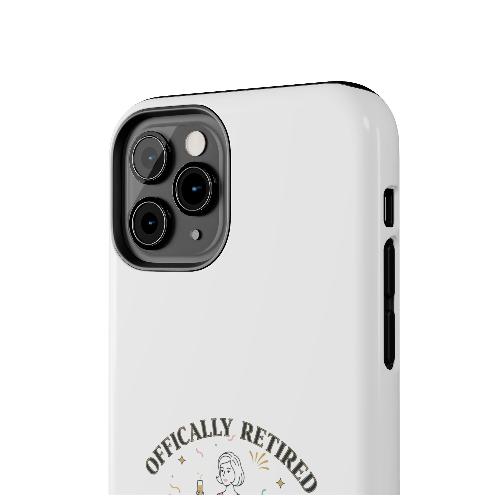 Officially Retired Still Fabulous Phone Case | Retirement, Retro Lady
