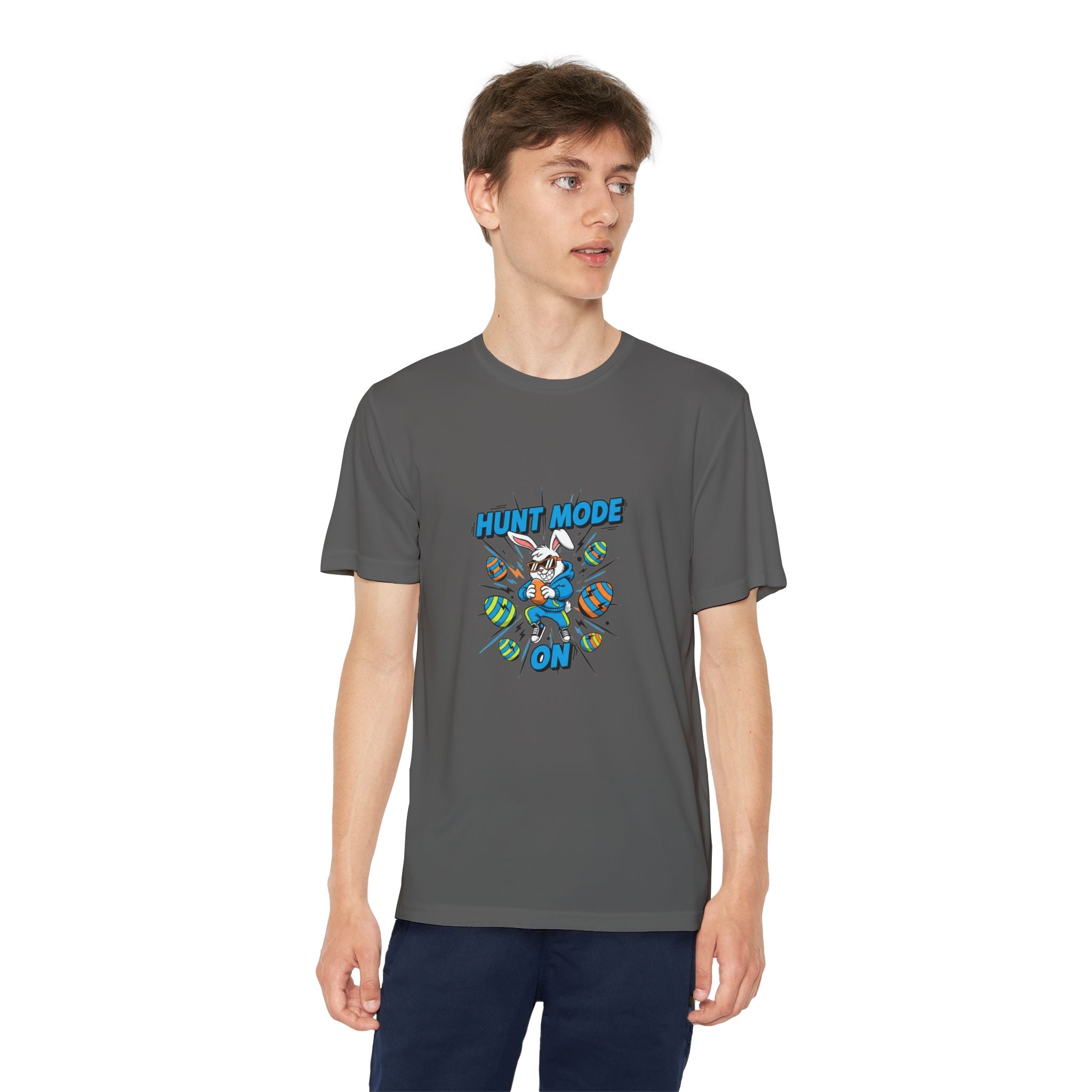 Hunt Mode On Youth T-Shirt | Hunting Mascot Tee