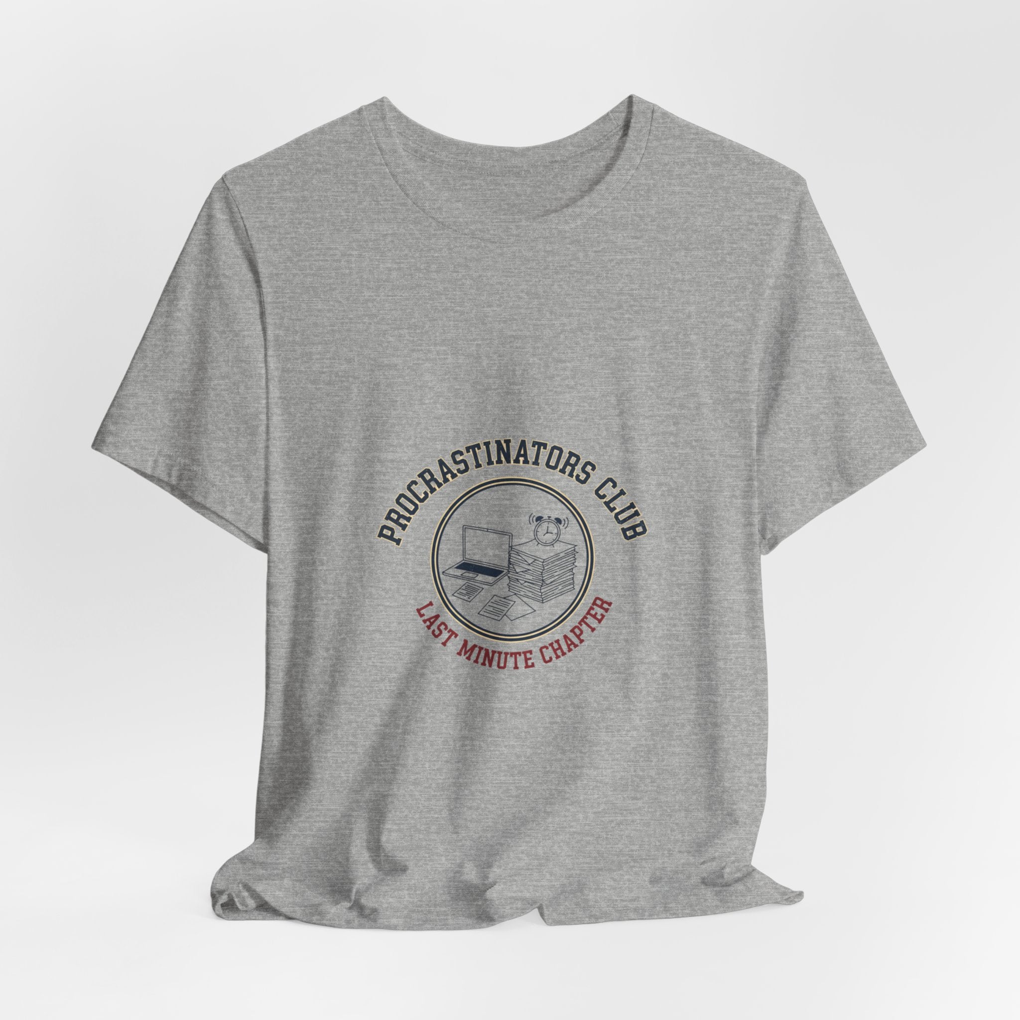 Procrastinators Club Tee | ironic club shirt, varsity style