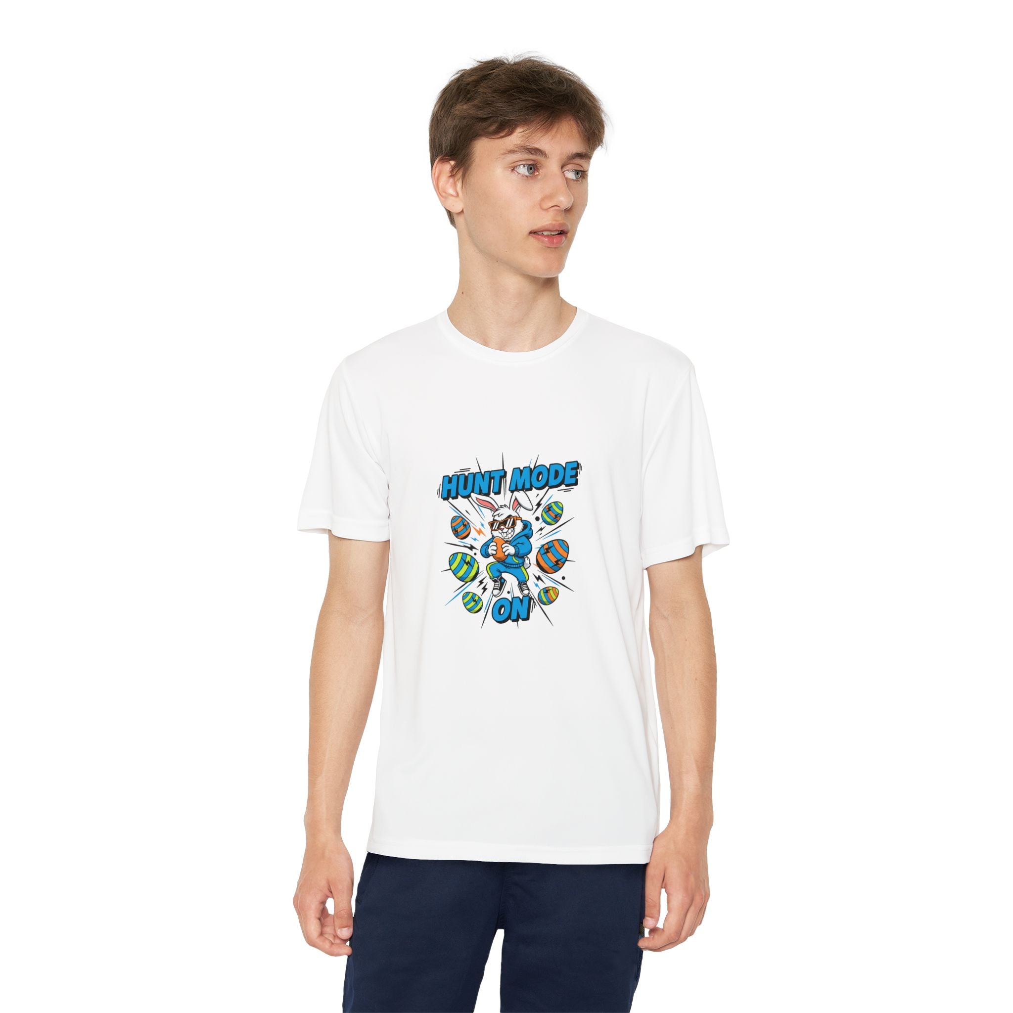 Hunt Mode On Youth T-Shirt | Hunting Mascot Tee
