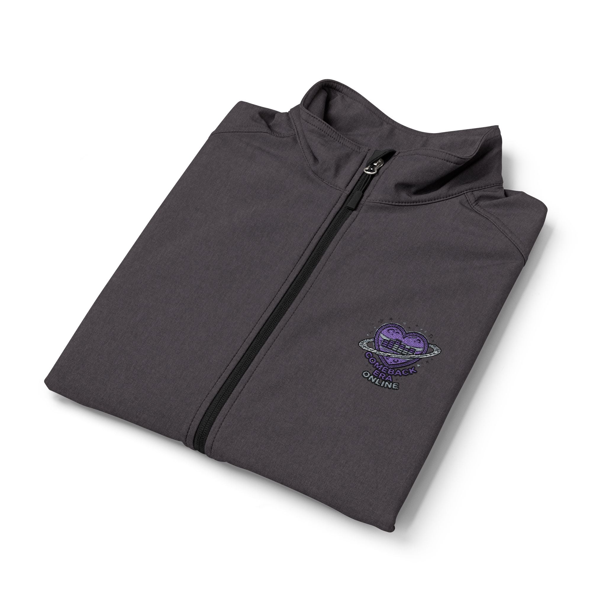 Purple Floral Planet design Vest | Soft Shell Vest
