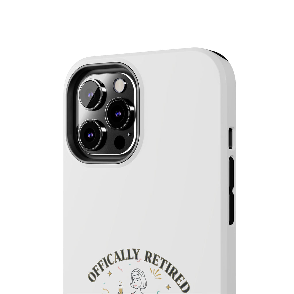 Officially Retired Still Fabulous Phone Case | Retirement, Retro Lady