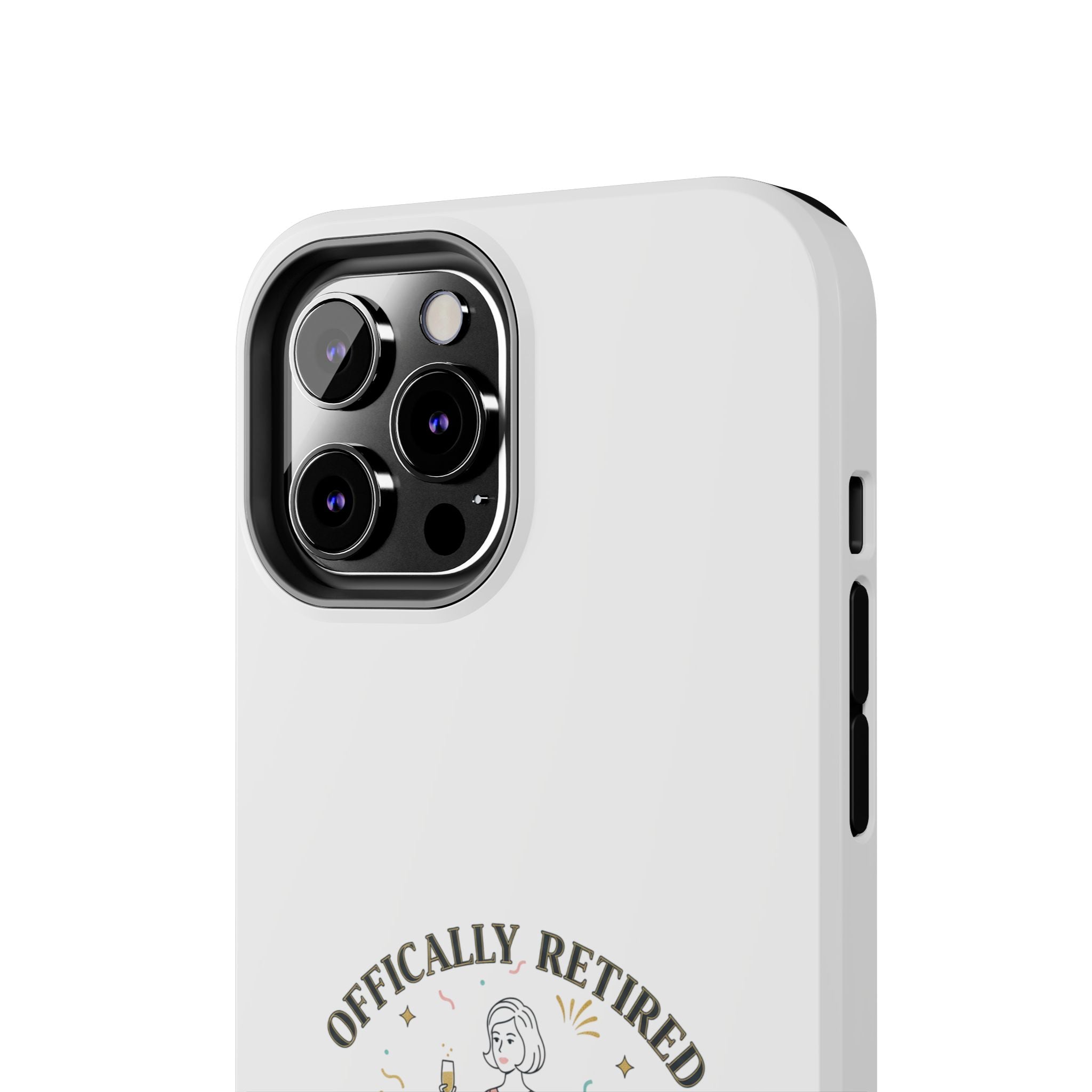 Officially Retired Still Fabulous Phone Case | Retirement, Retro Lady