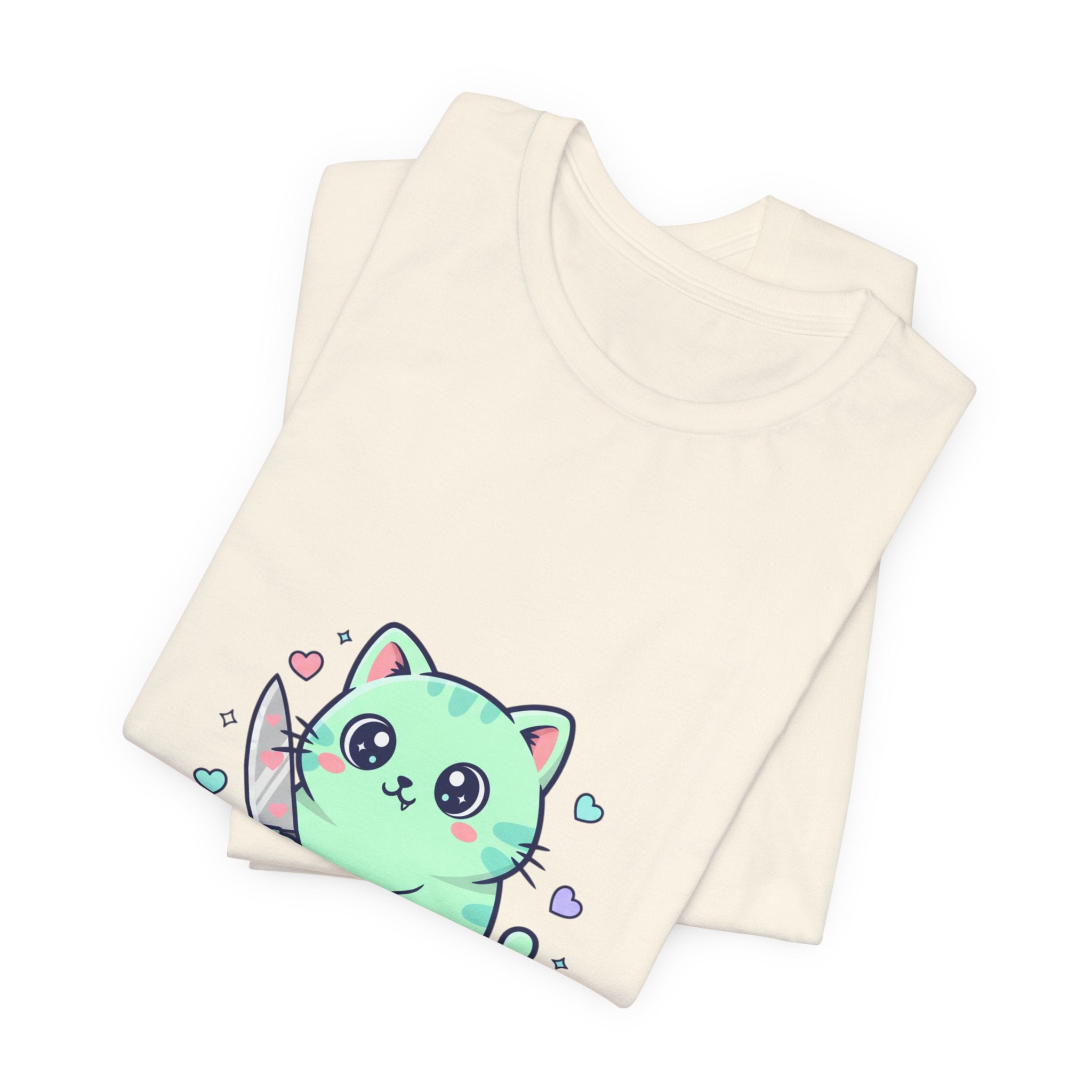 Respectfully No cat tee | Kawaii threat, pastel soft grunge