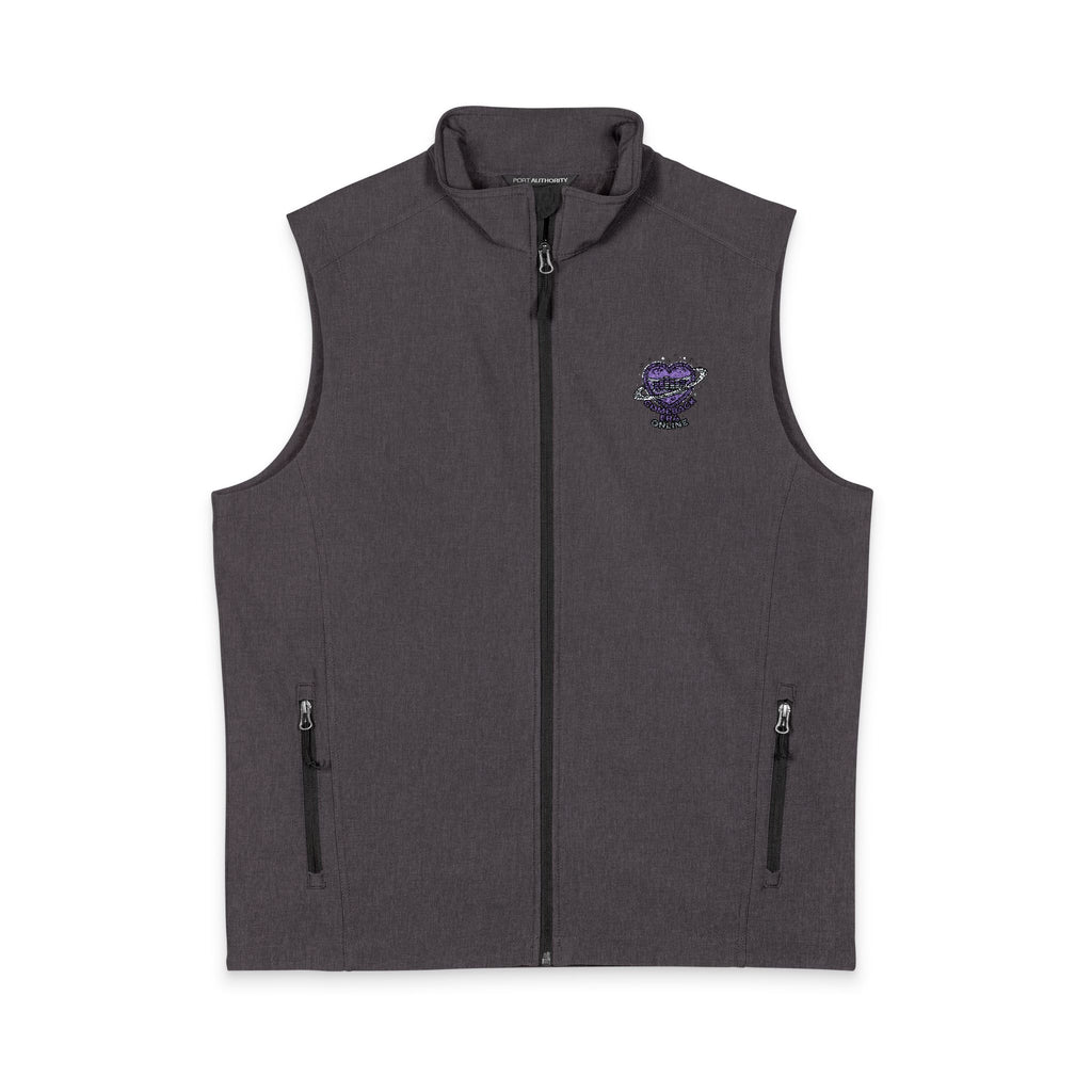 Purple Floral Planet design Vest | Soft Shell Vest