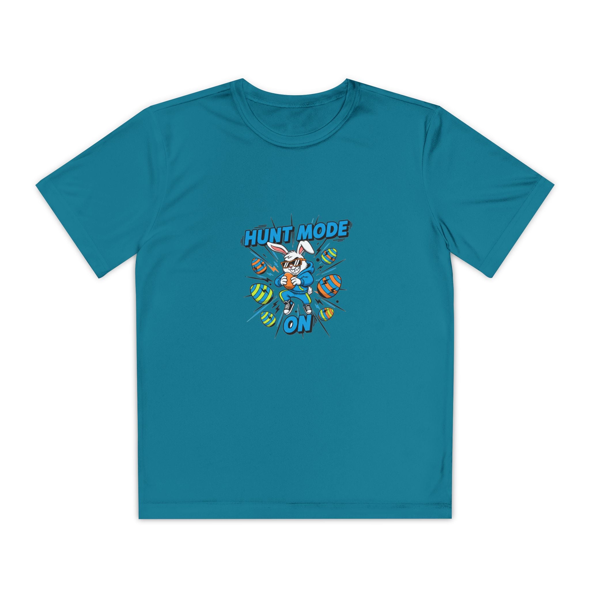 Hunt Mode On Youth T-Shirt | Hunting Mascot Tee