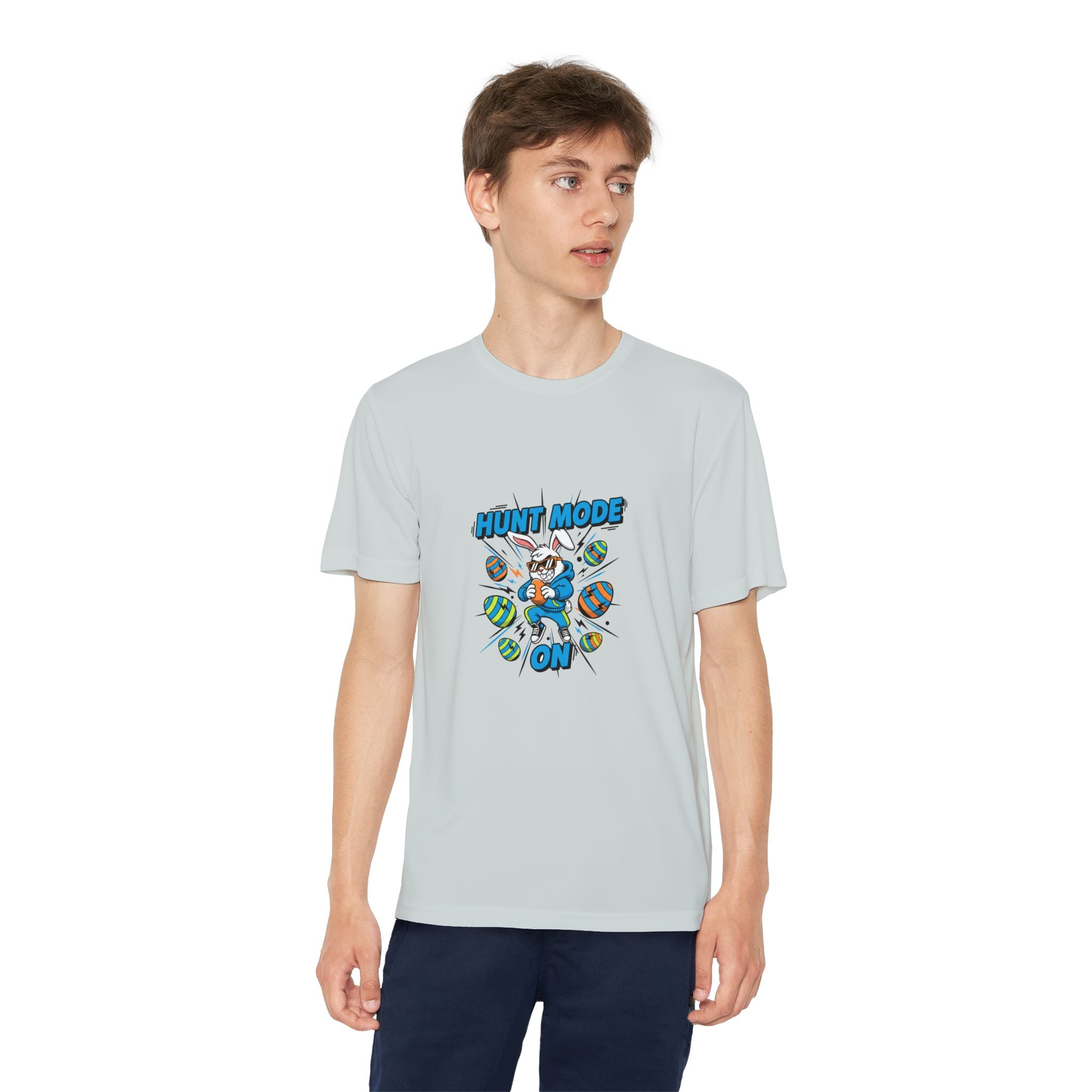 Hunt Mode On Youth T-Shirt | Hunting Mascot Tee