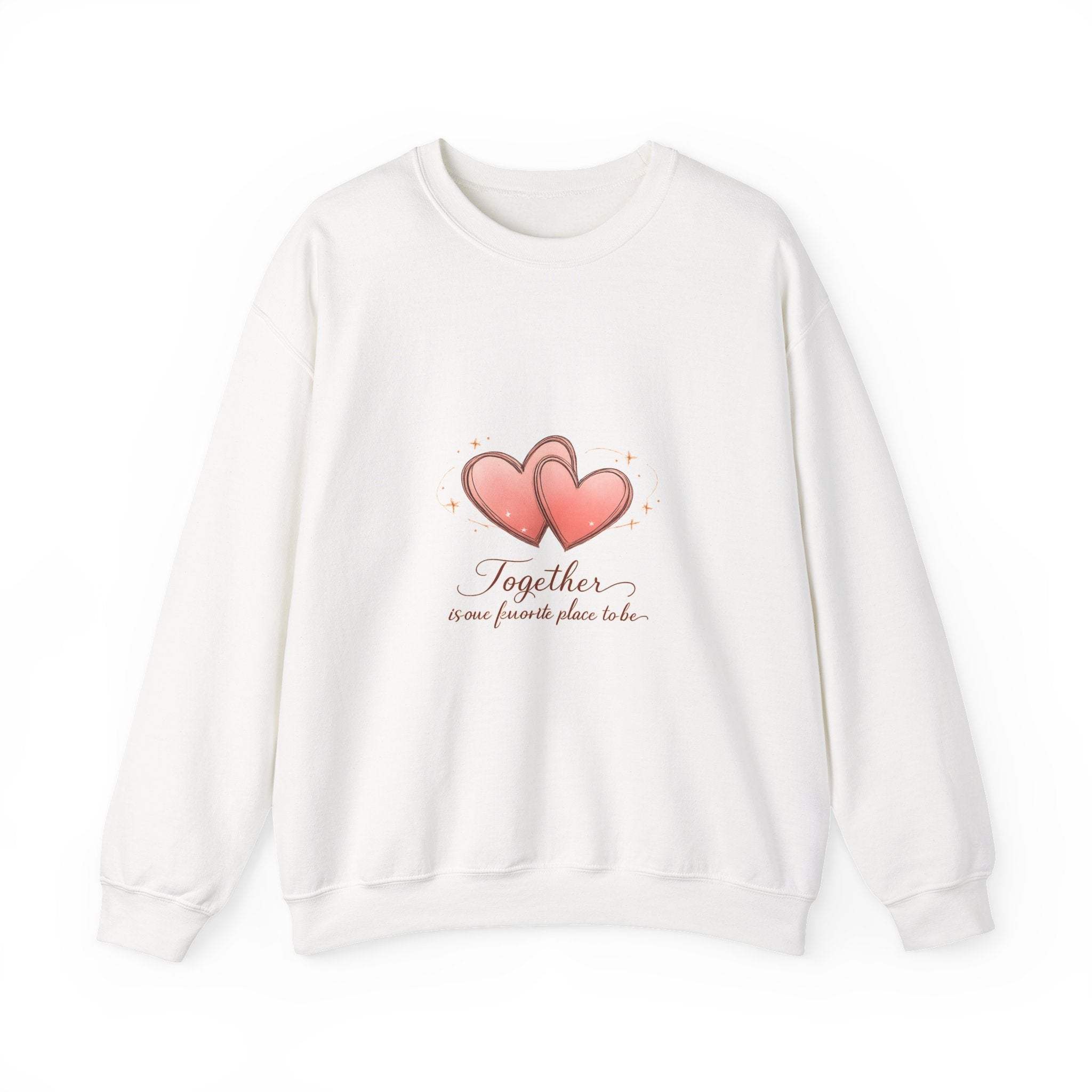 Together at Home Crewneck Sweatshirt | date night at home, cozy couple