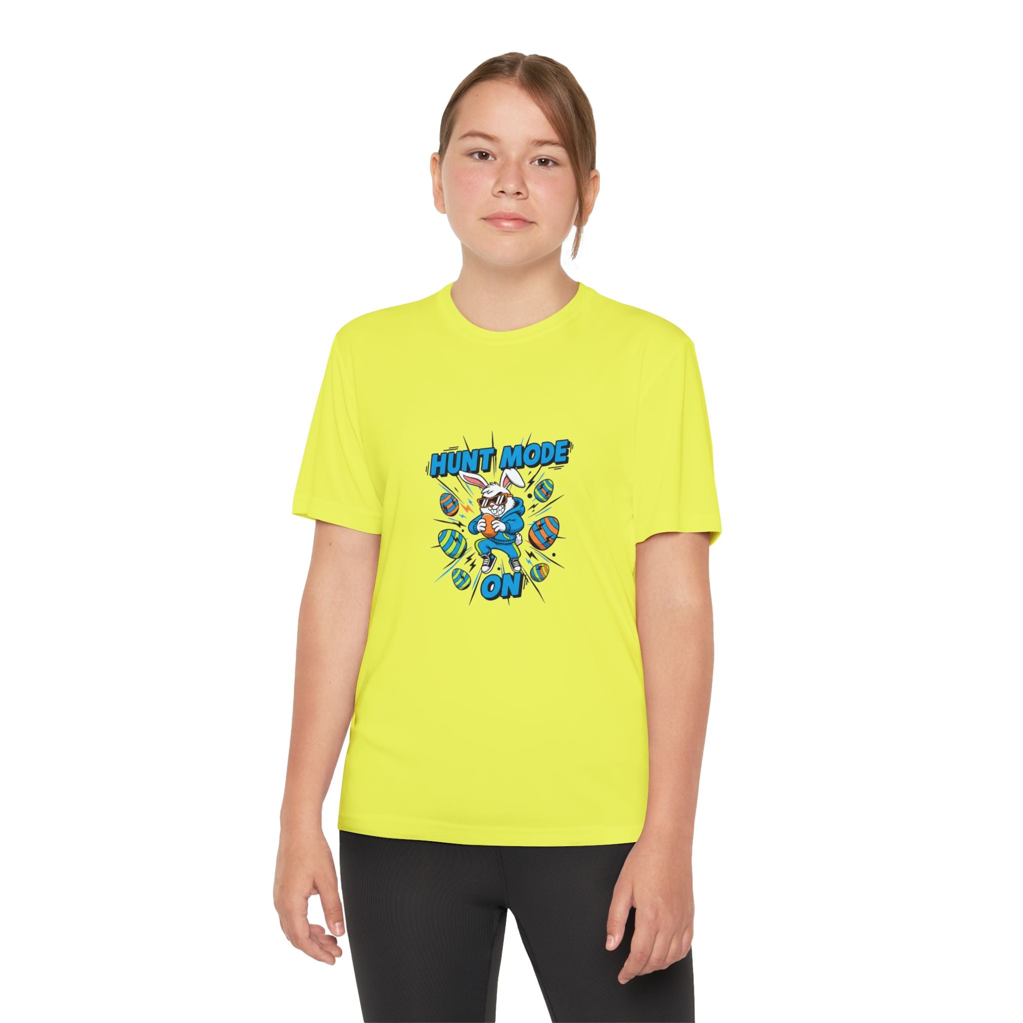 Hunt Mode On Youth T-Shirt | Hunting Mascot Tee