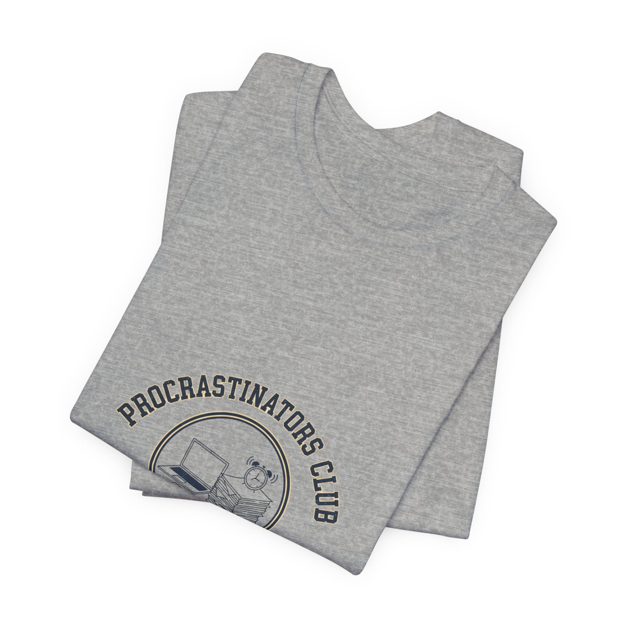 Procrastinators Club Tee | ironic club shirt, varsity style
