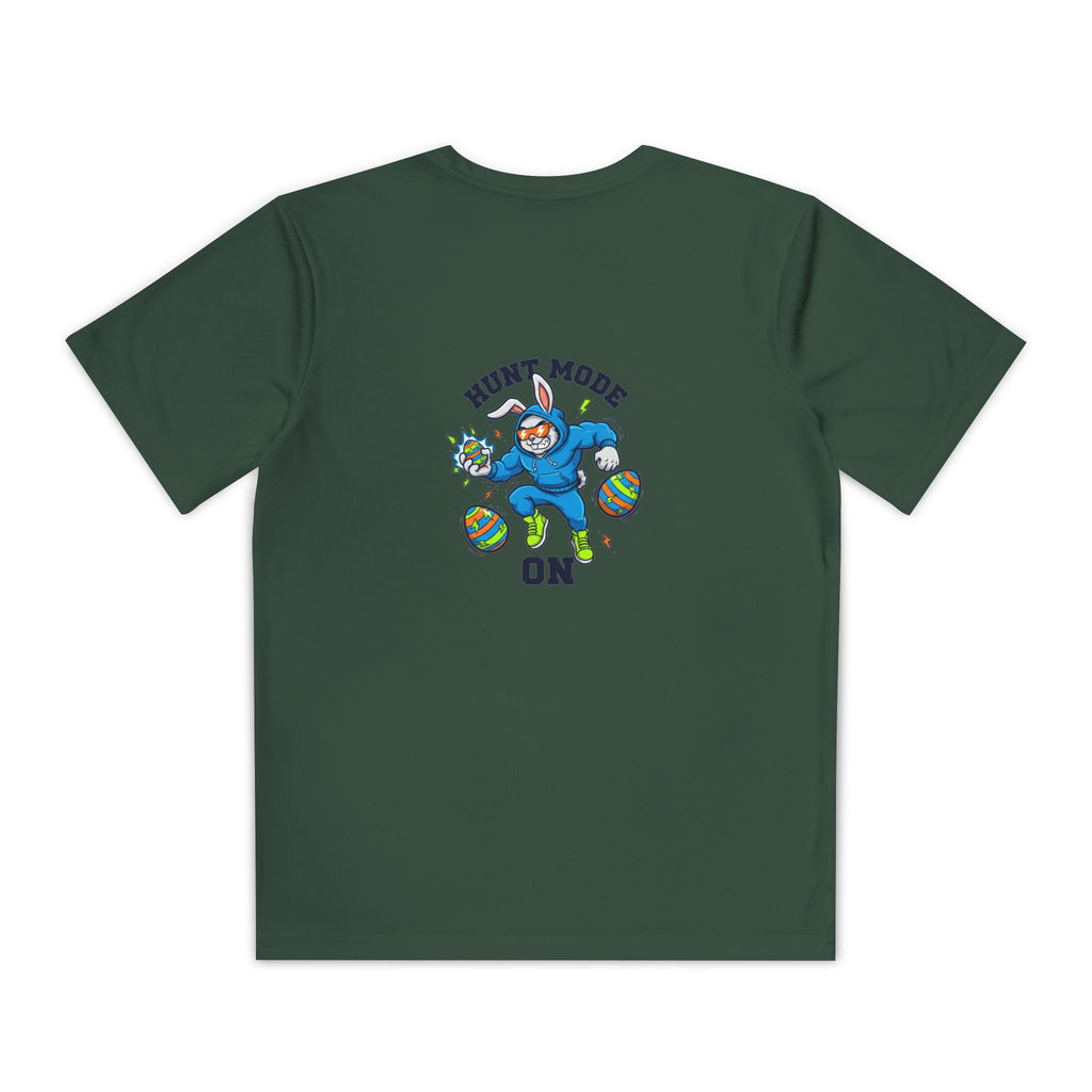 Hunt Mode On Youth T-Shirt | Hunting Mascot Tee