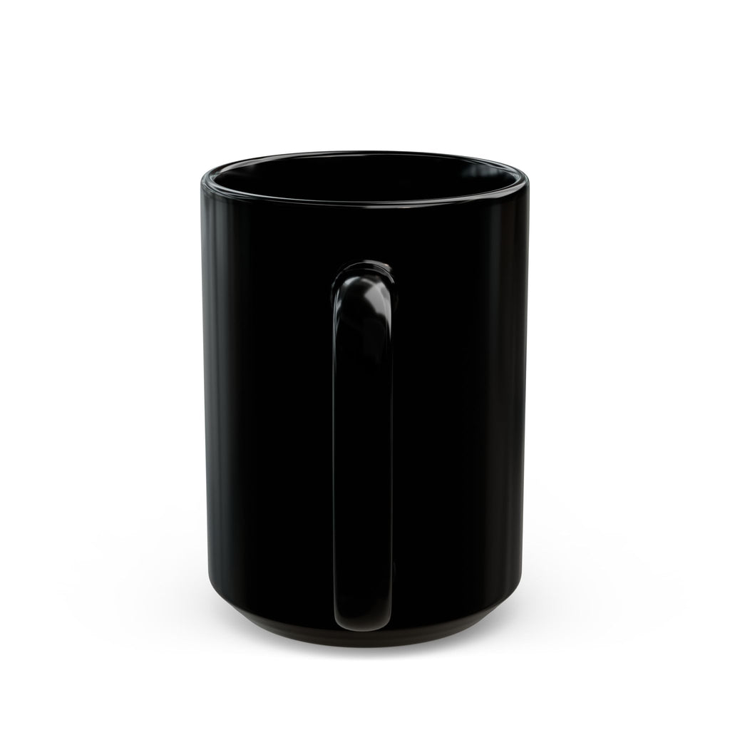 Alien Couple Dancing vintage pastoral scene Mug | Black ceramic