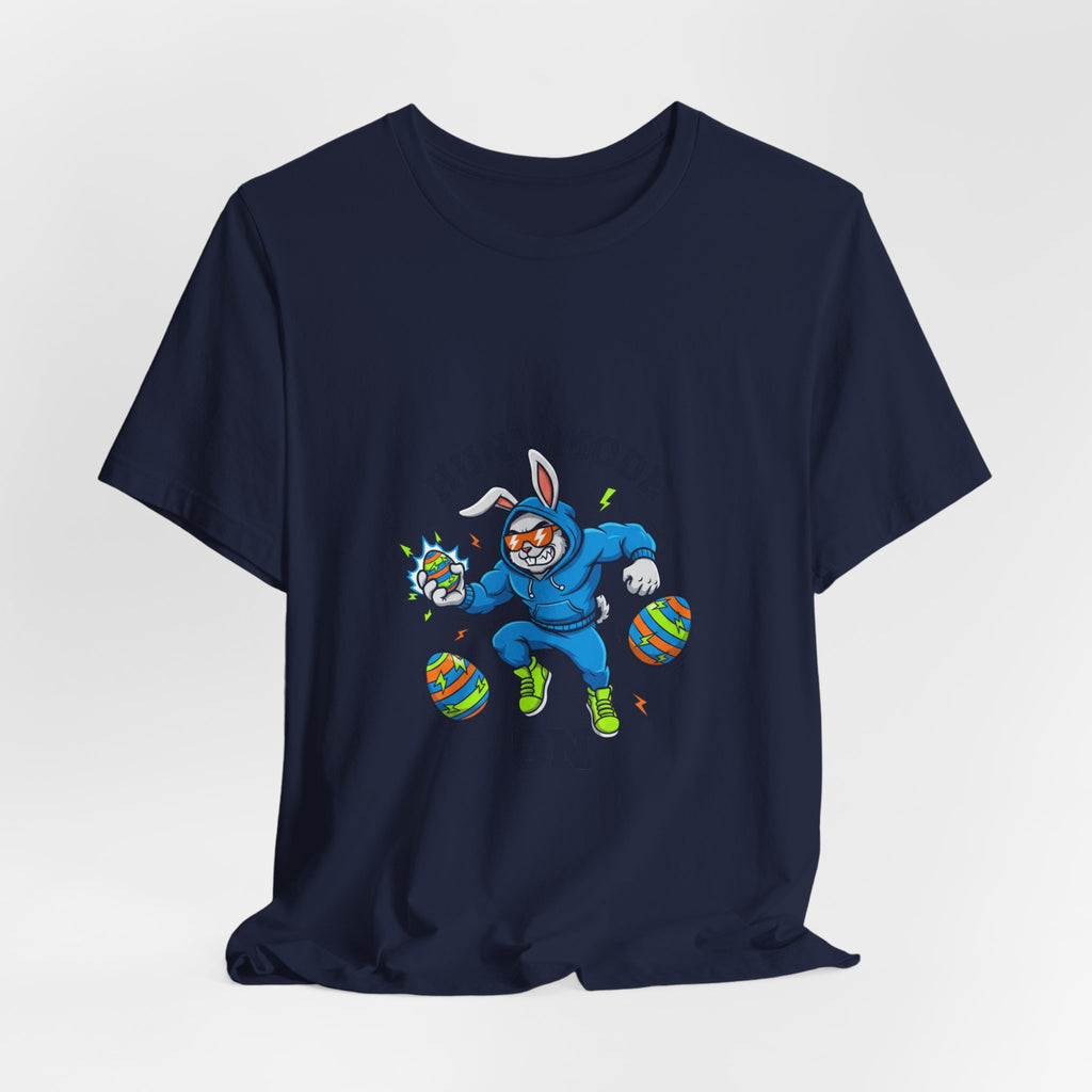 Hunt Mode On Easter Graphic Tee | boys Easter shirt, egg hunter, dinosaur egg