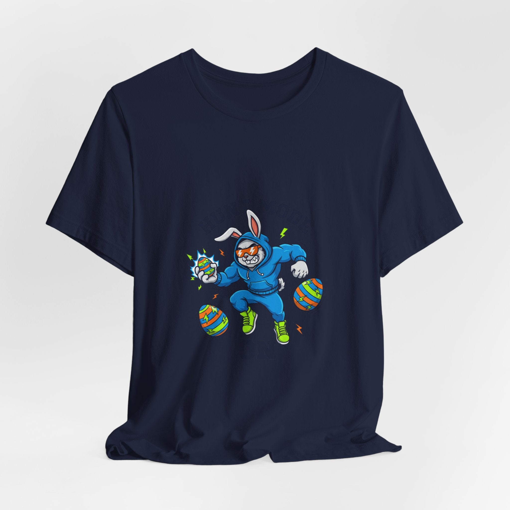 Hunt Mode On Easter Graphic Tee | boys Easter shirt, egg hunter, dinosaur egg