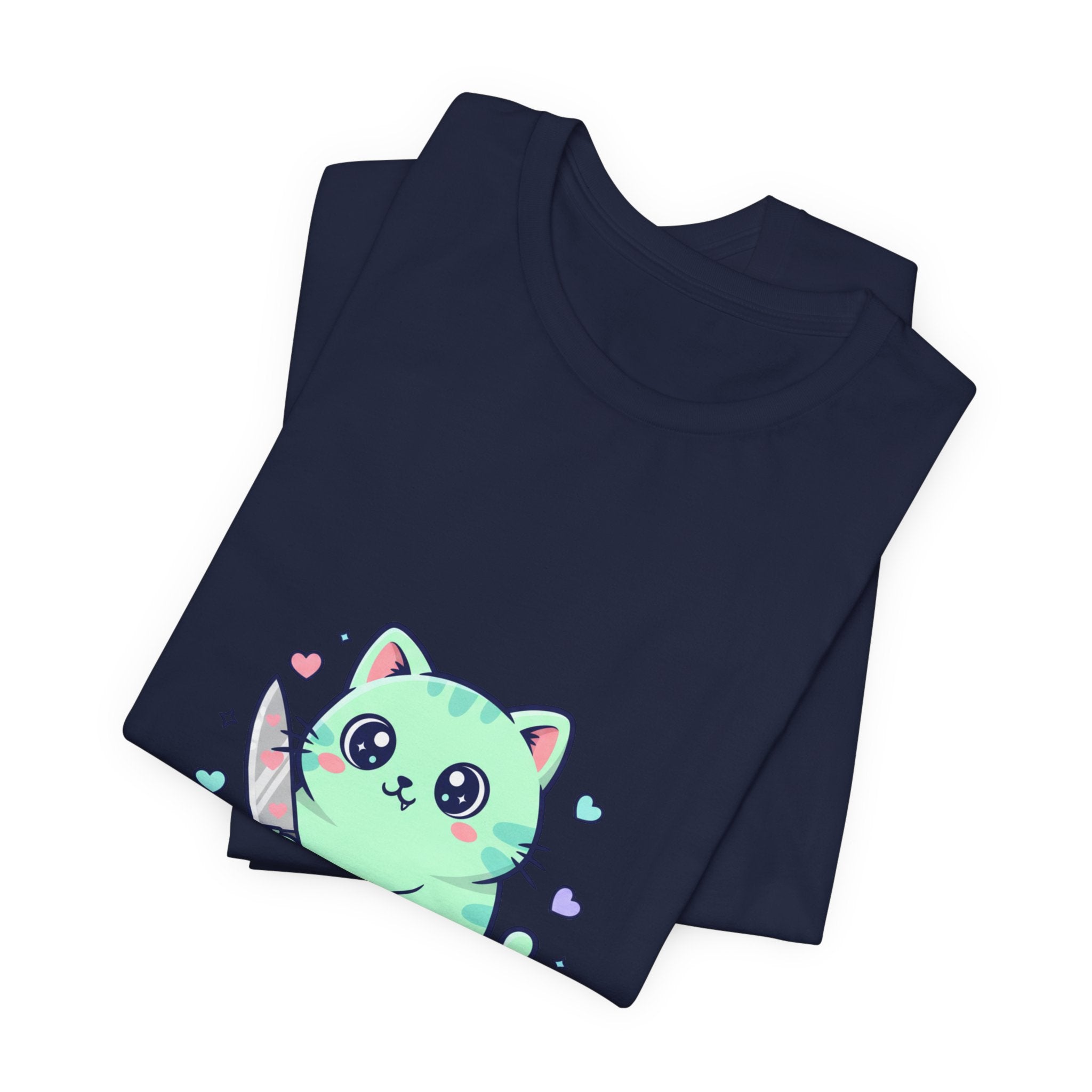Respectfully No cat tee | Kawaii threat, pastel soft grunge