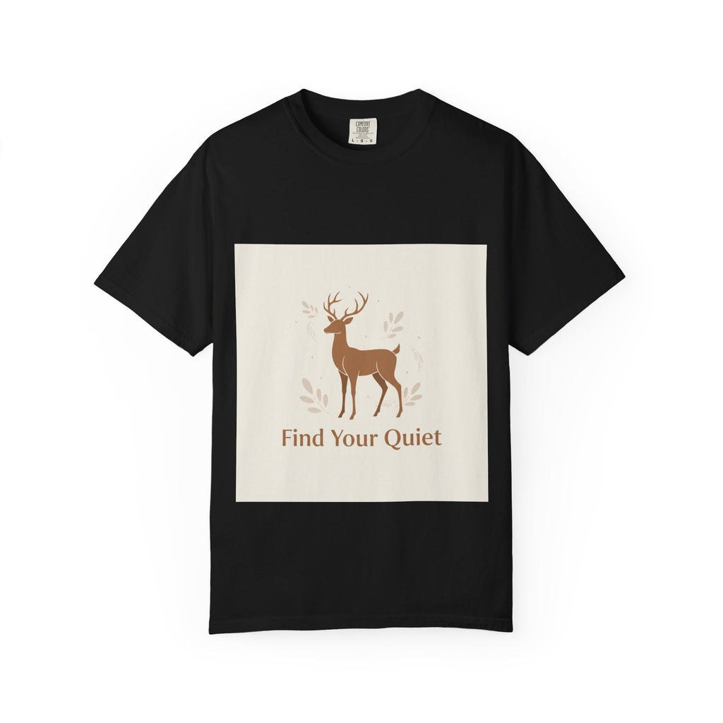 T-shirt with a deer - Find Your Quiet
