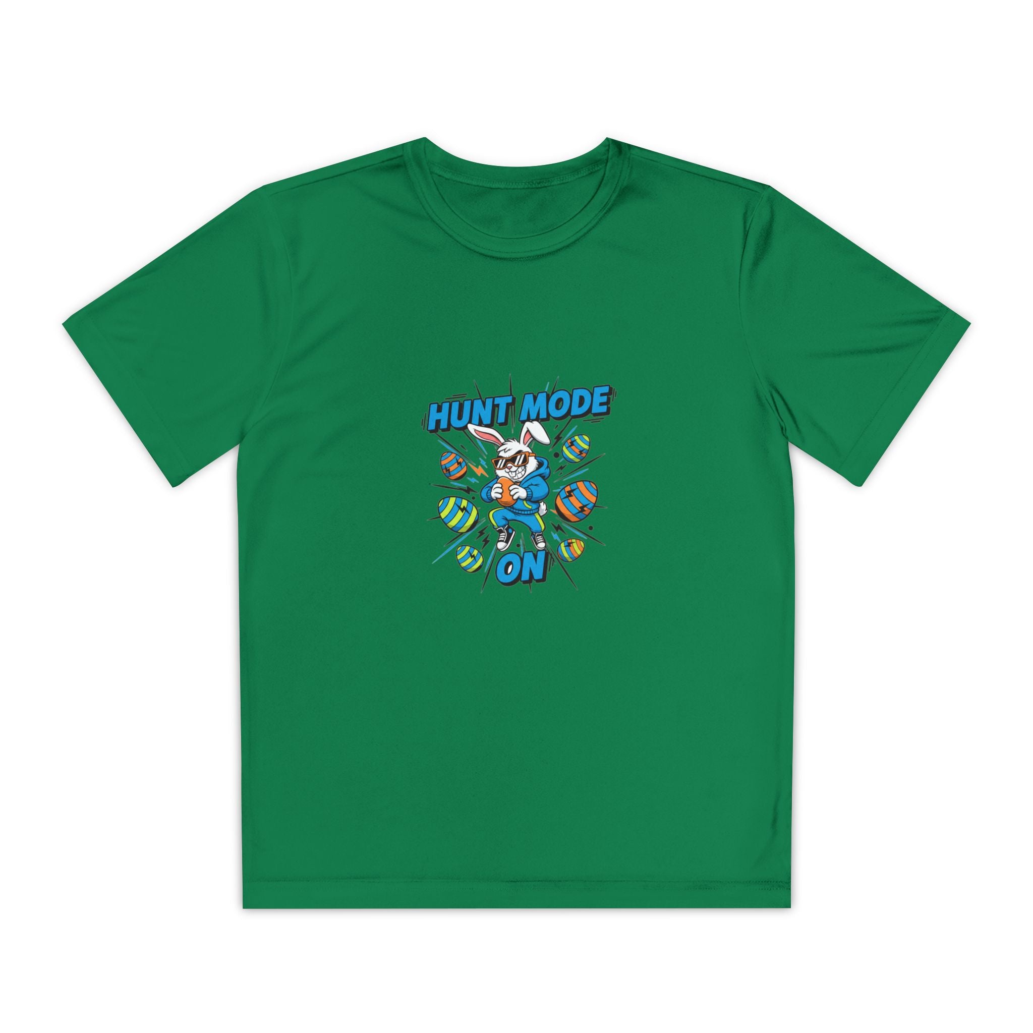 Hunt Mode On Youth T-Shirt | Hunting Mascot Tee