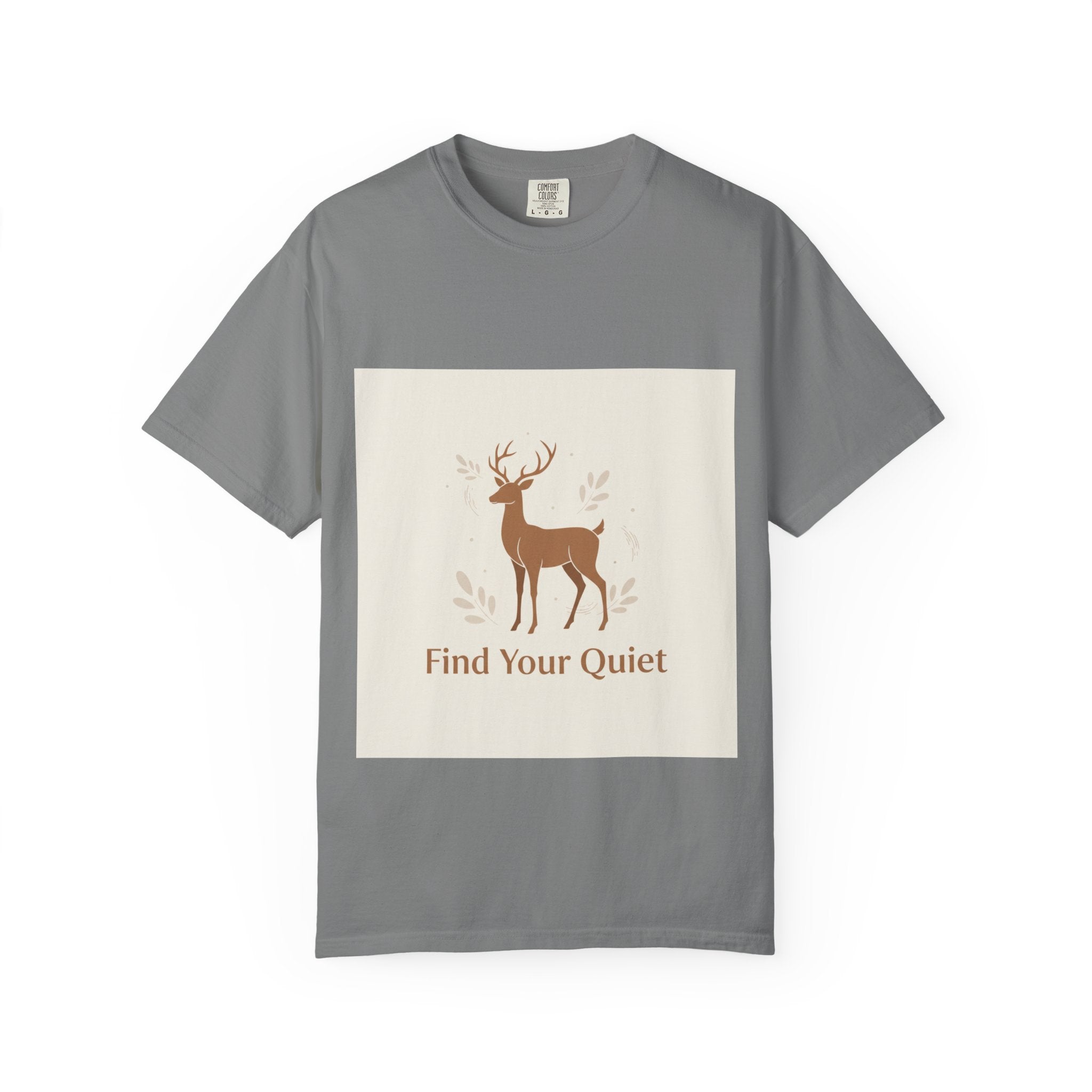 T-shirt with a deer - Find Your Quiet