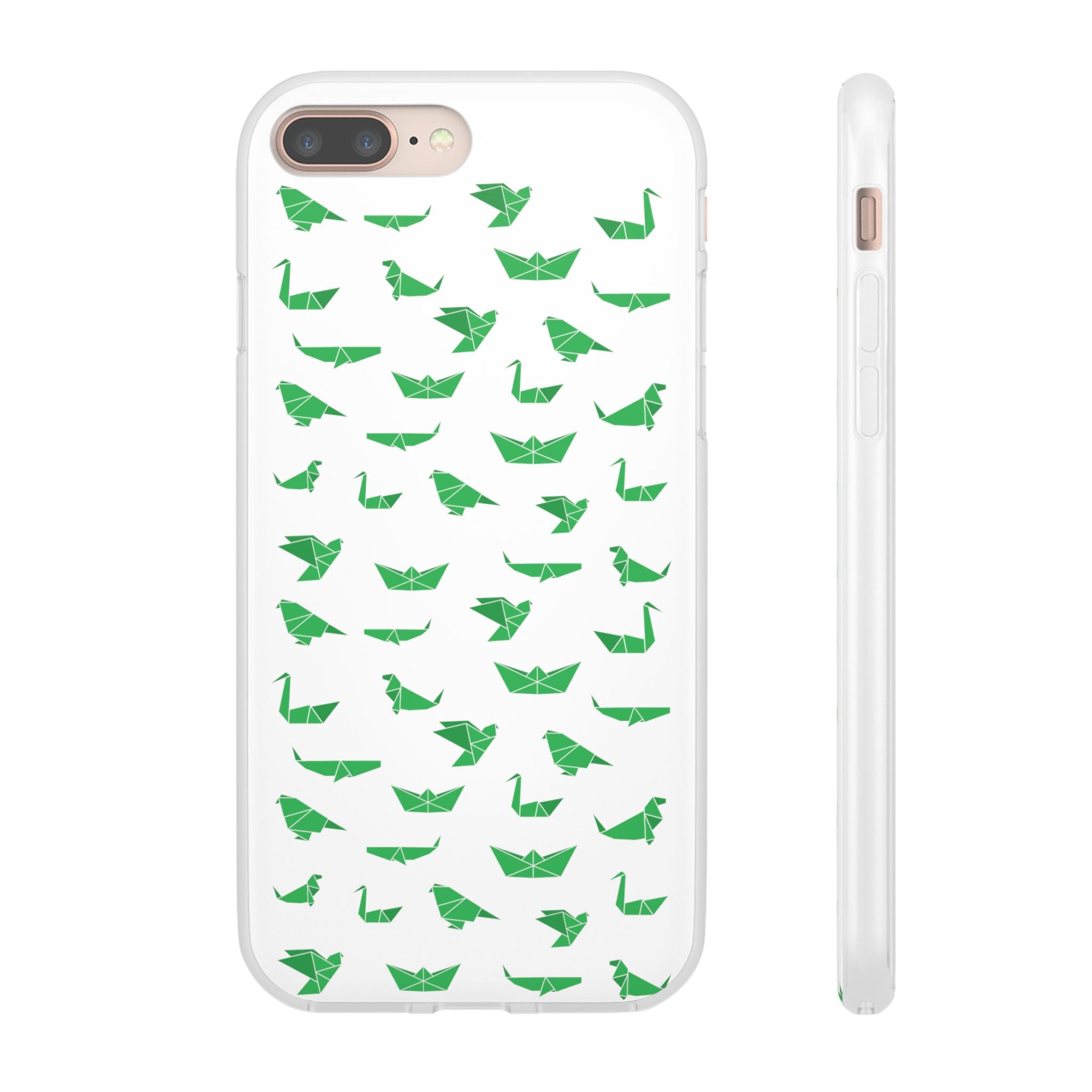 Green Origami Birds phone case | Flexi Case