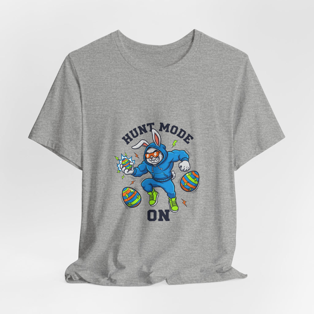 Hunt Mode On Easter Graphic Tee | boys Easter shirt, egg hunter, dinosaur egg