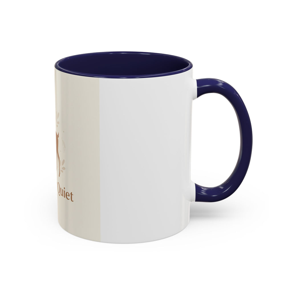 Find Your Quiet Deer Coffee Mug — Rustic Motivational Accent Mug