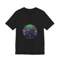 Neon Forest Pilz T-Shirt | leuchtendes Wald-Design, psychedelisches Pflanzen-T-Shirt