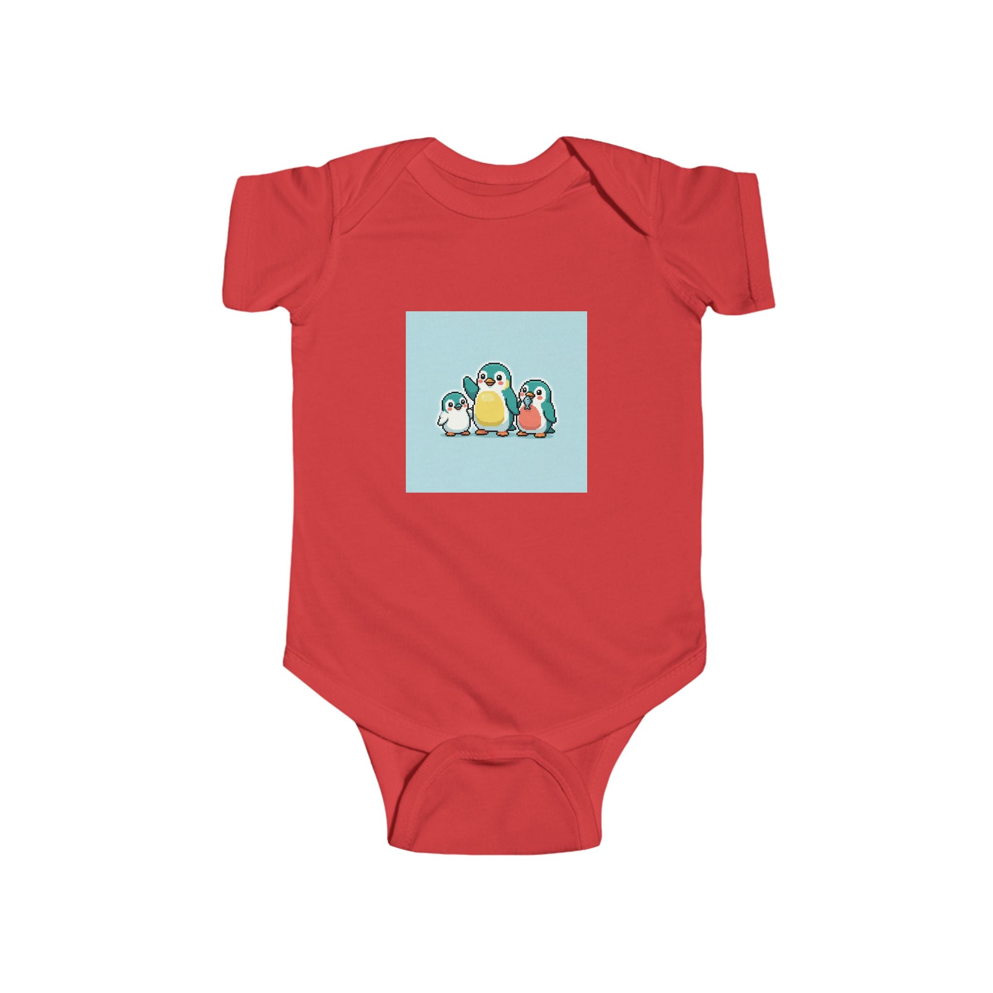 Cute Animal Baby Bodysuit — Playful Birds & Cat Infant Onesie