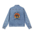 Ride Queen denim jacket | cowboy silhouette sunset graphic