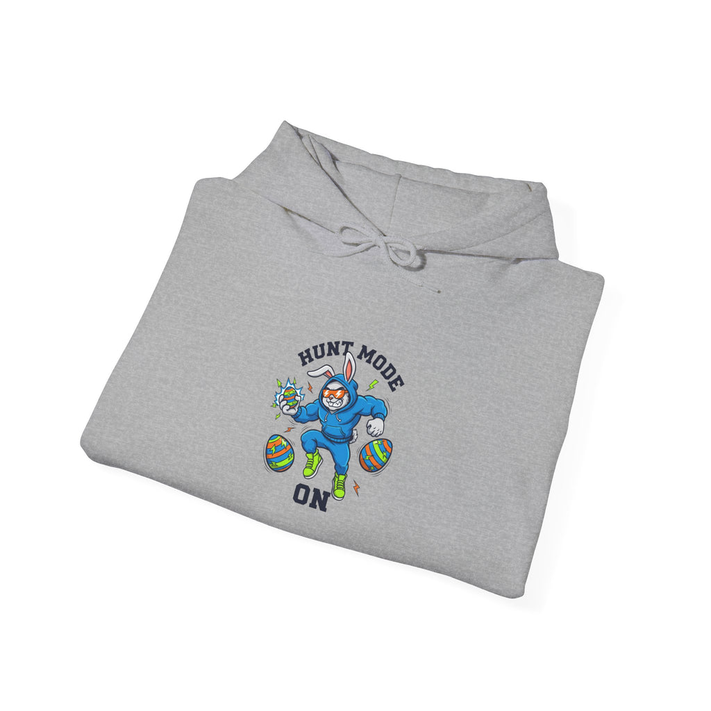 Hunt Mode On Hoodie | boys Easter sweatshirt, egg hunter, dinosaur egg camo